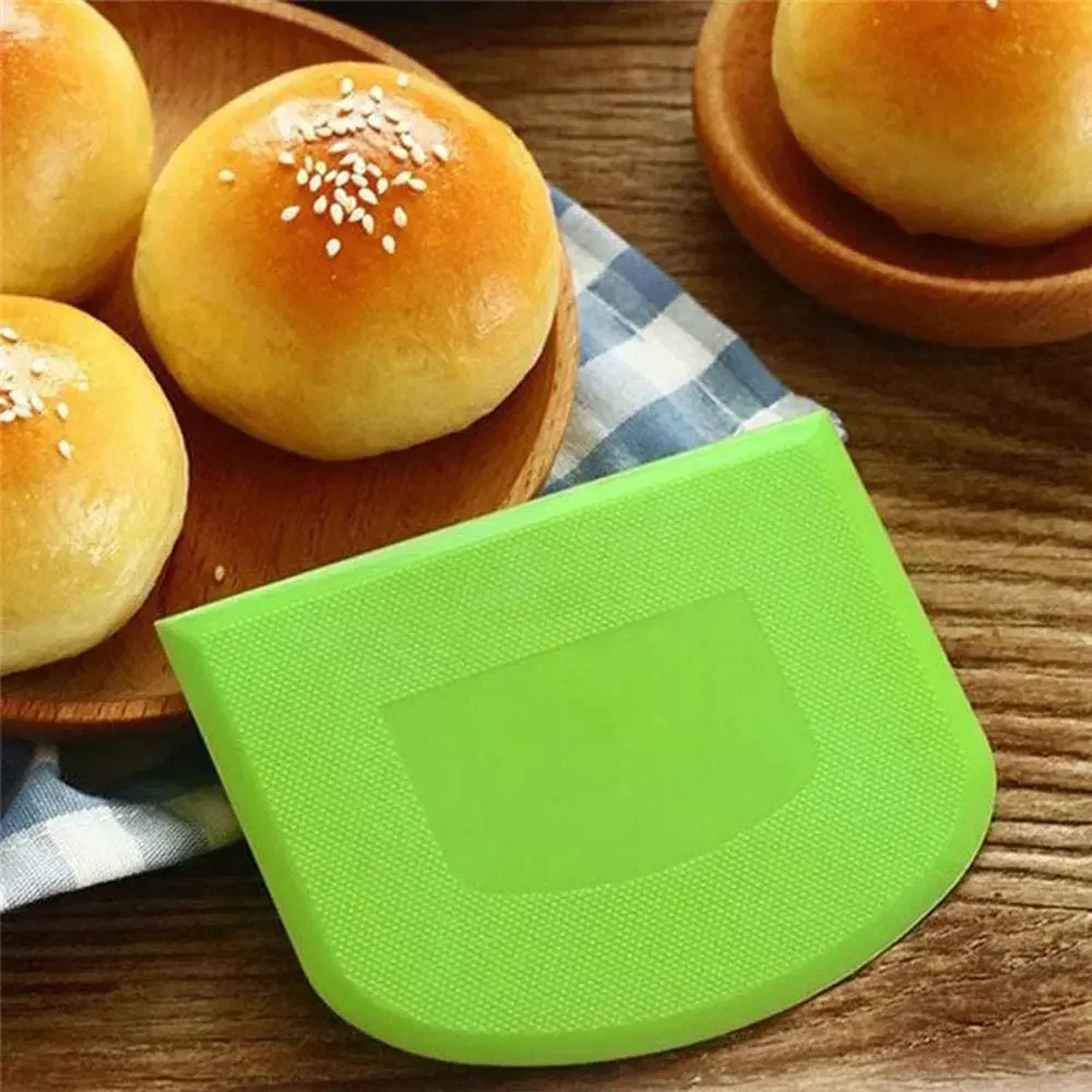Flexible Dough Scraper & Cake Smoothing Spatula for Baking, Pastry & Dough Cutting – view 4