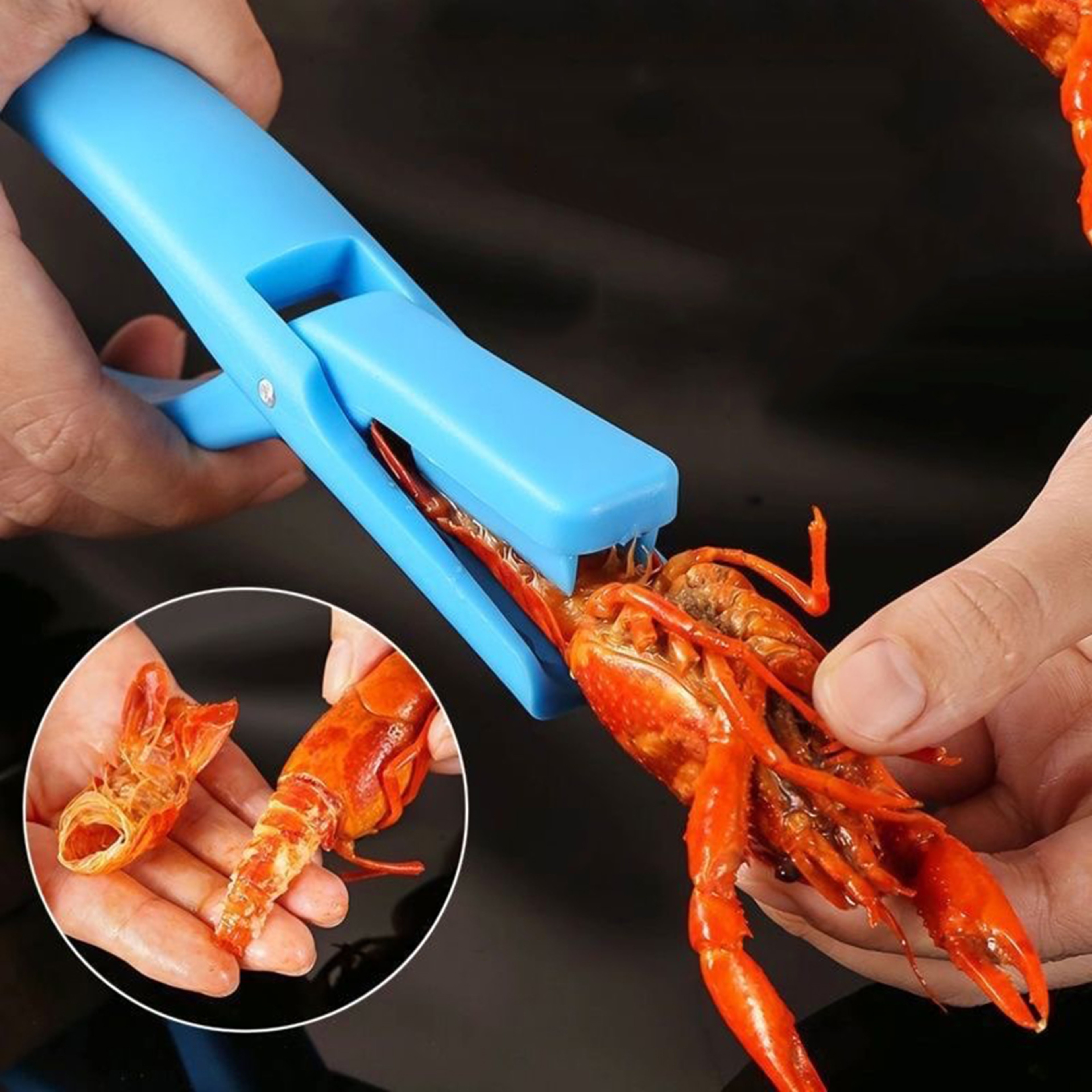 Shrimp Peeler & Lobster Sheller Tool with Non-Slip Handle – view 1
