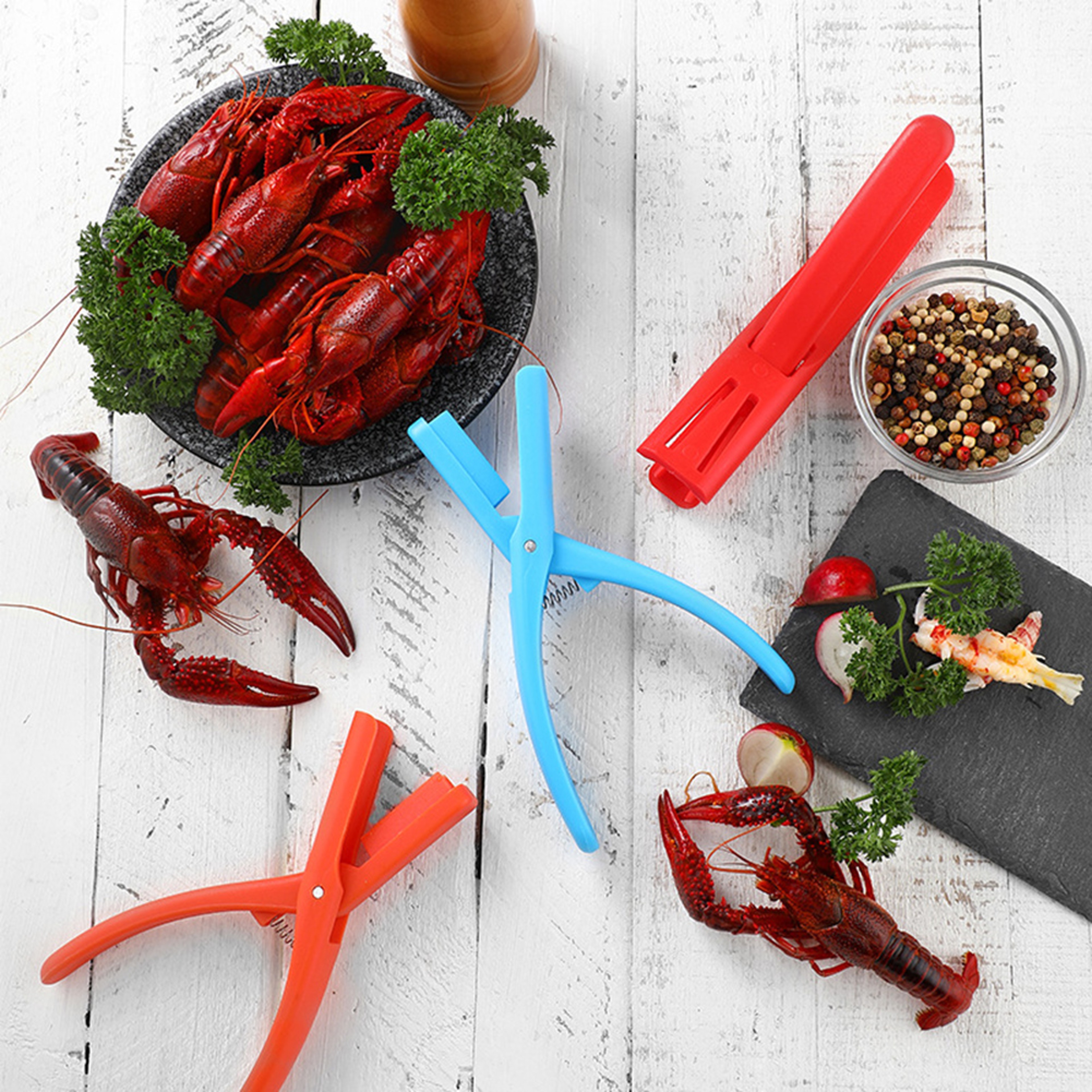 Shrimp Peeler & Lobster Sheller Tool with Non-Slip Handle – view 2