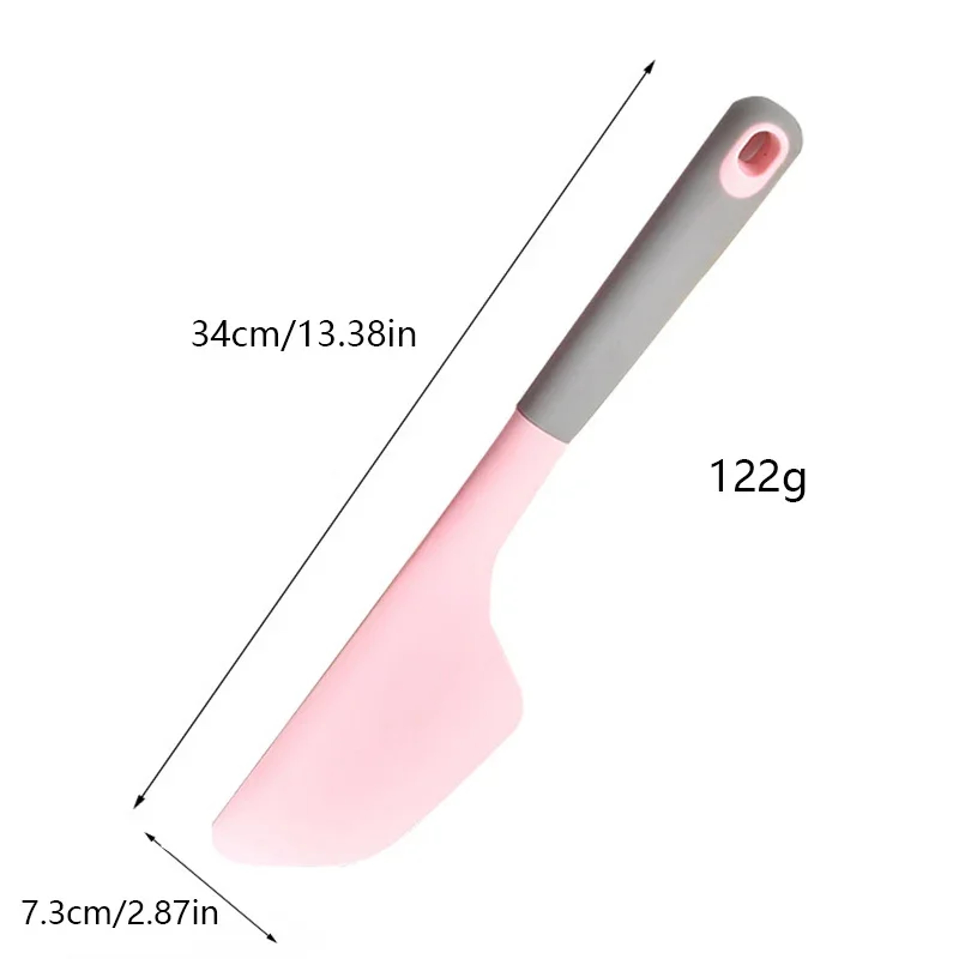 34cm Heat Resistant Silicone Baking Spatula For Mixing Scraping  Frosting 2