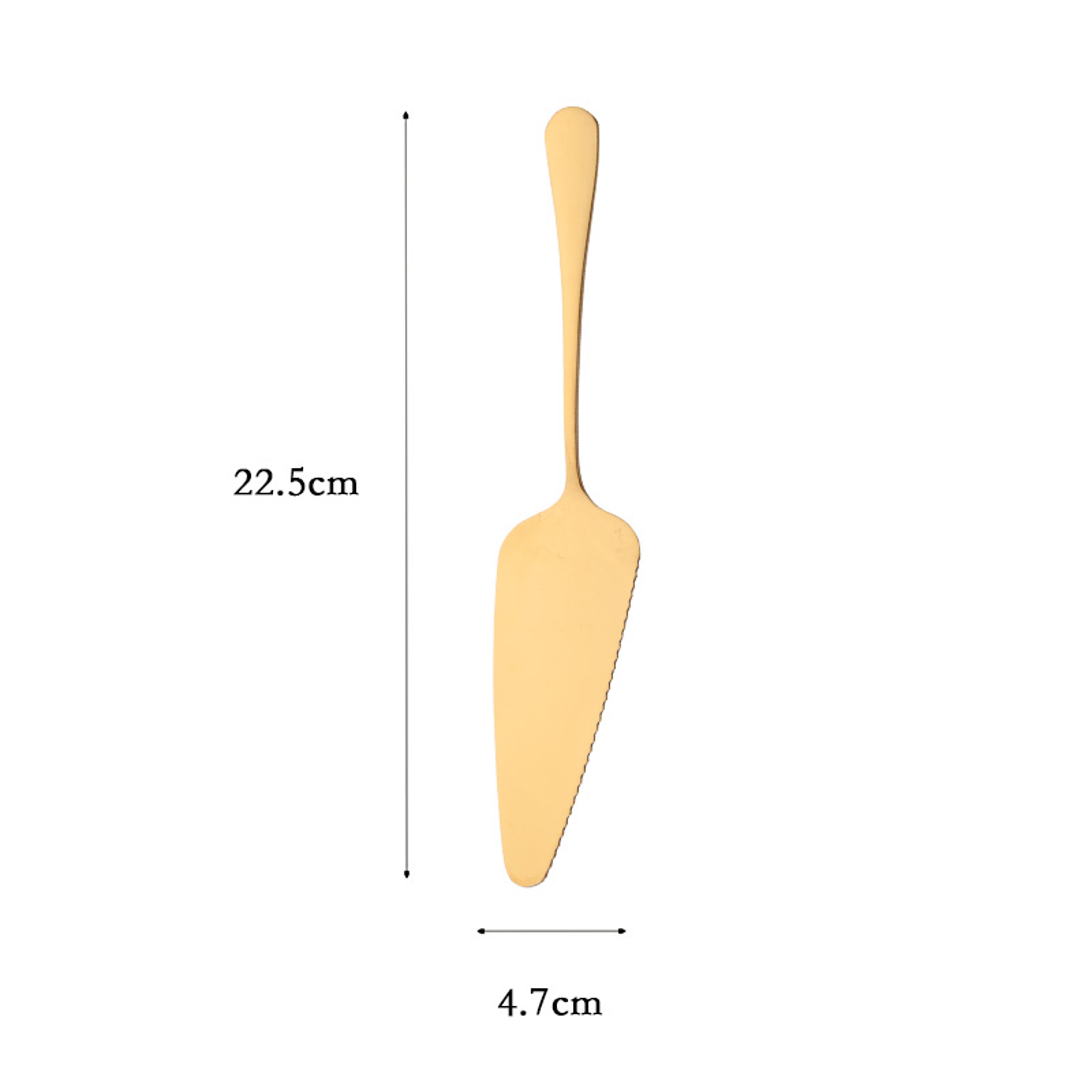 Colorful Stainless Steel Serrated Cake & Pizza Server Spatula Pie Cutter Serving Tool – view 6
