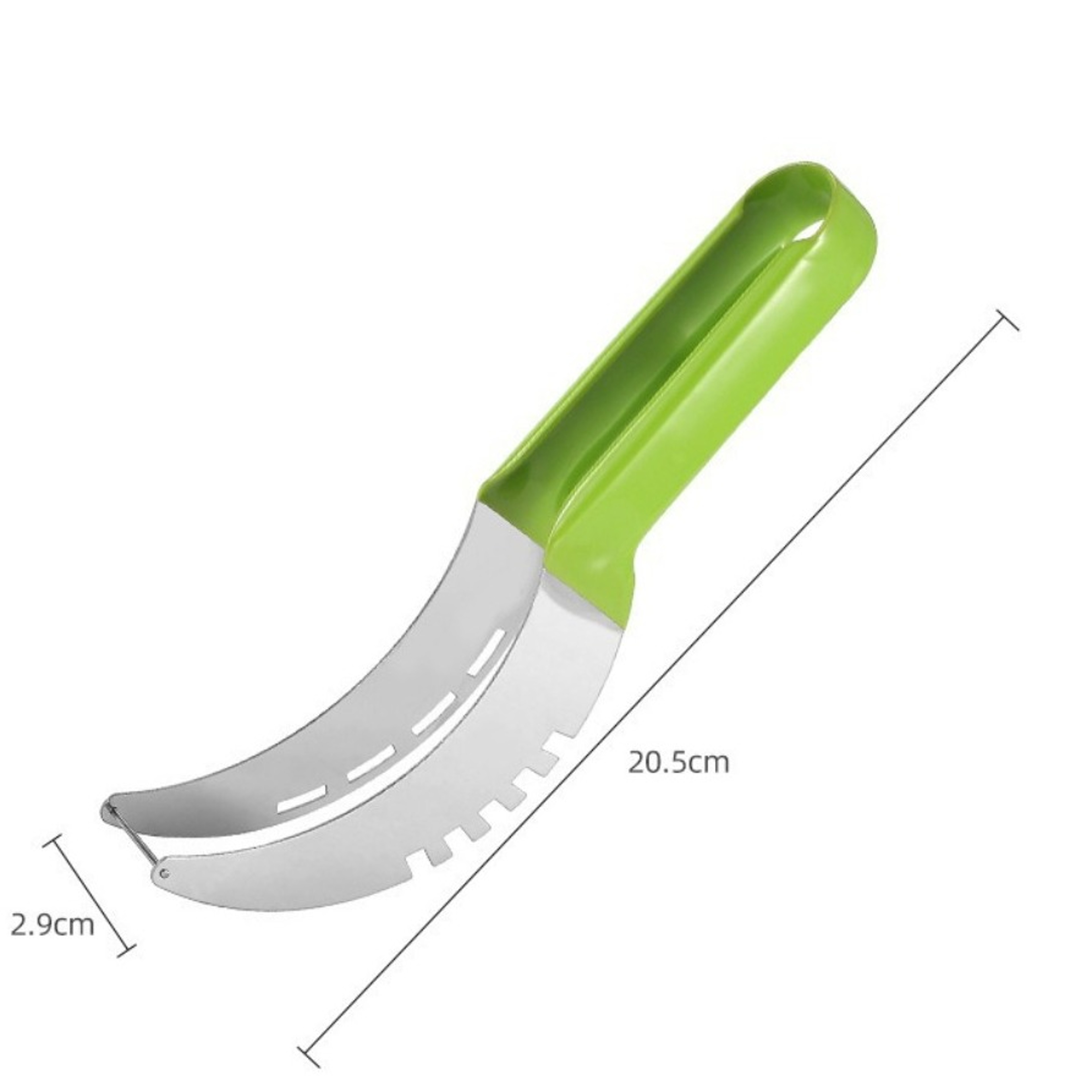 Stainless Steel Watermelon Slicer & Melon Cutter Non Slip Fruit Cutting Tool – view 6