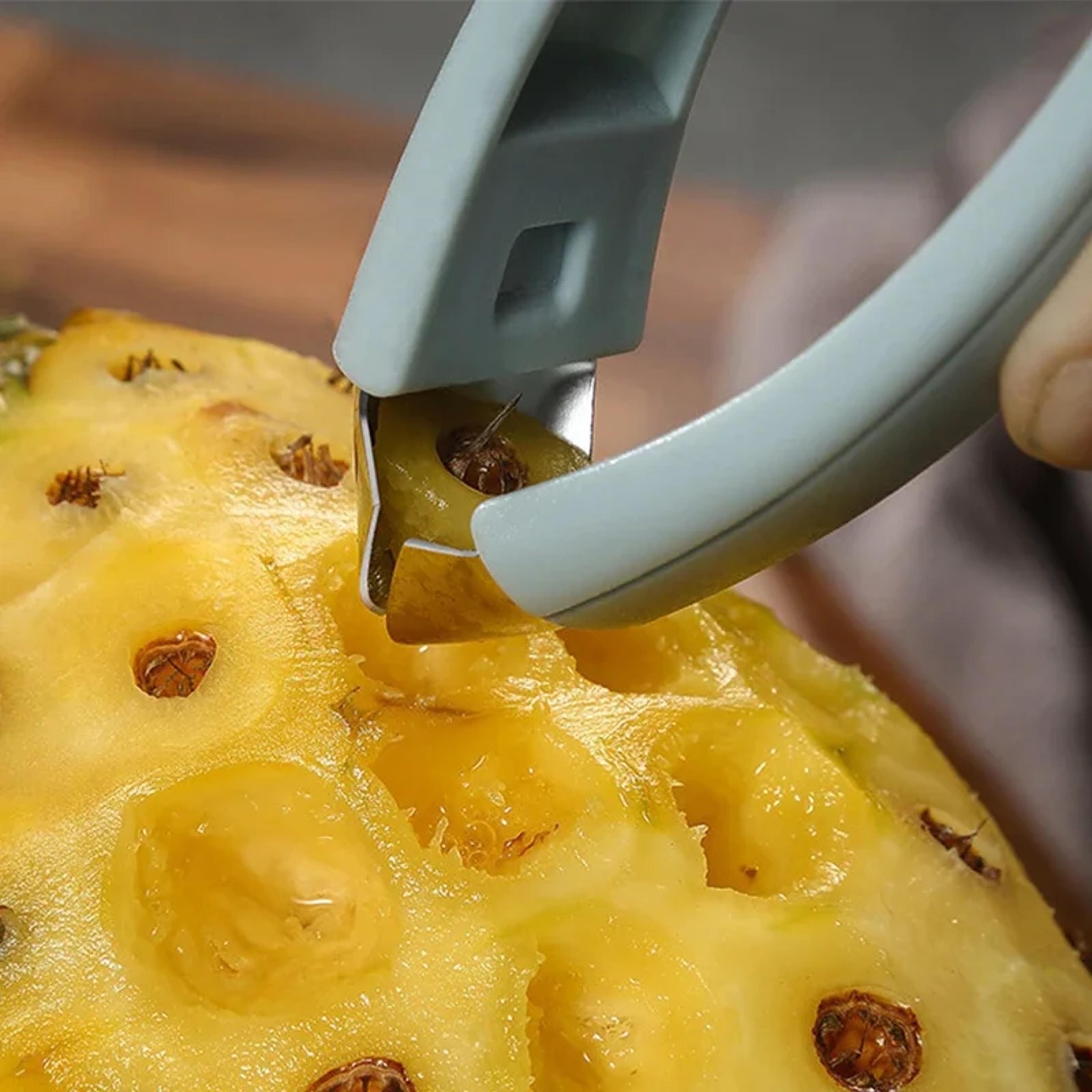 Stainless Steel Pineapple Eye Remover and Strawberry Seed Remover Fruit Peeler Tool – view 2