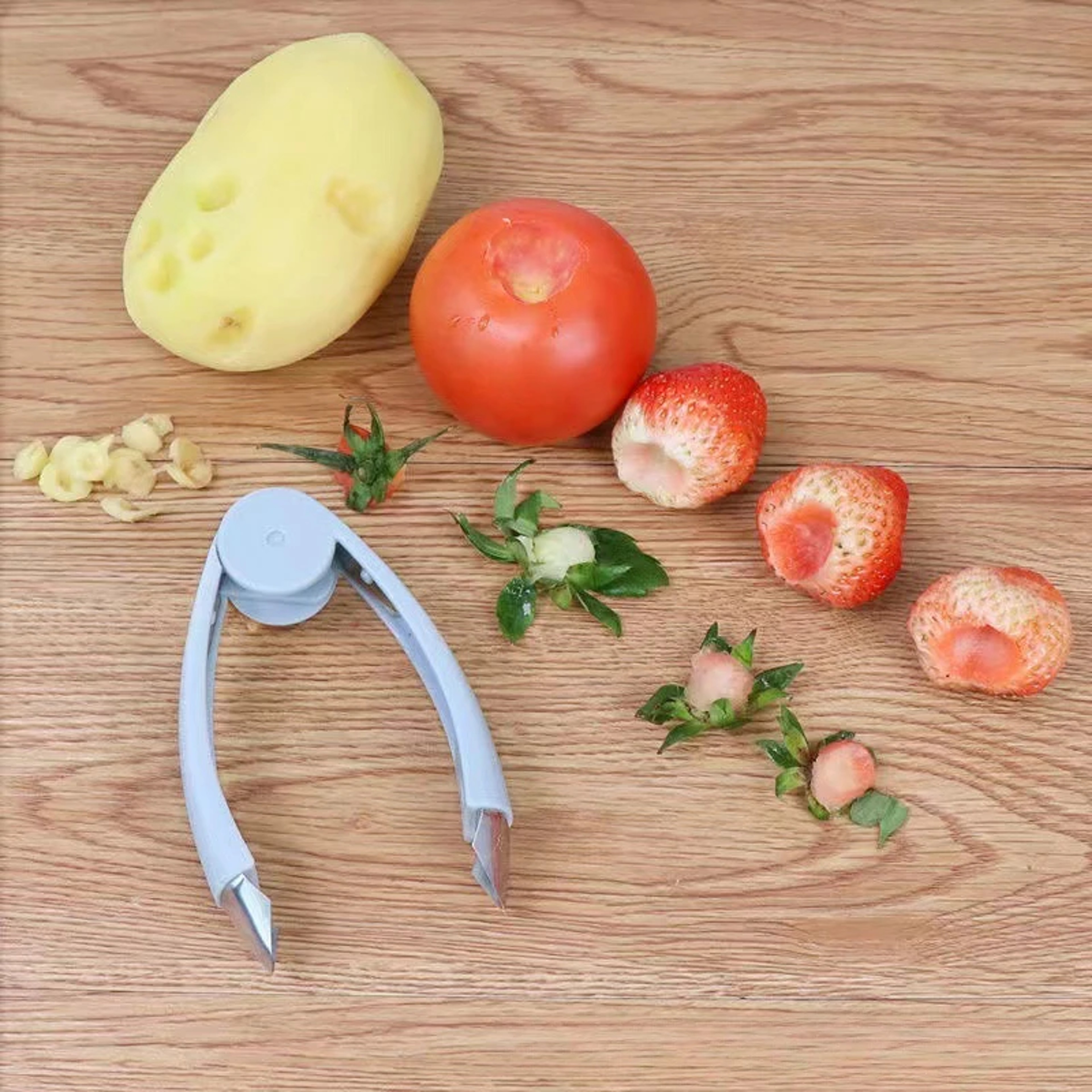 Stainless Steel Pineapple Eye Remover and Strawberry Seed Remover Fruit Peeler Tool – view 4