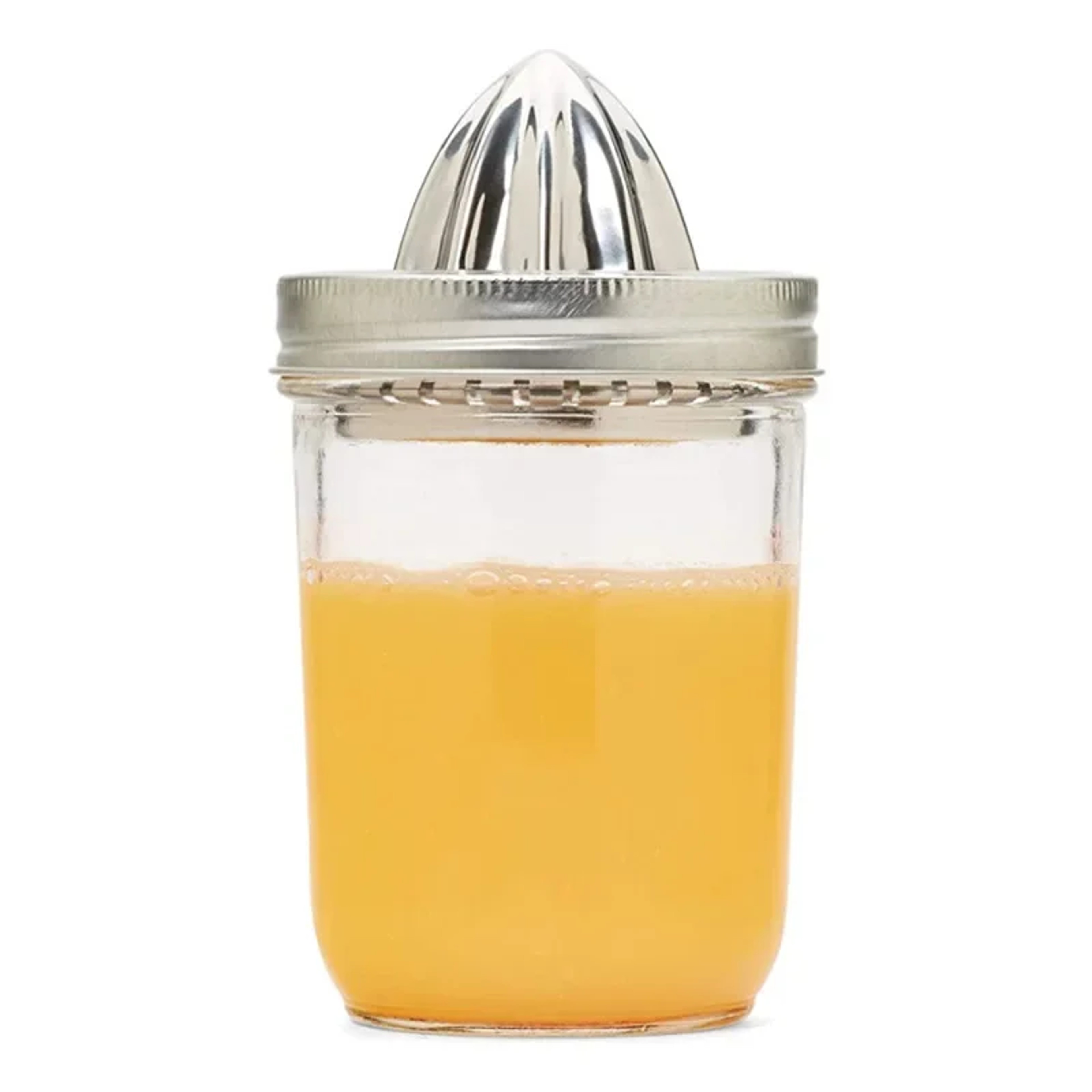 Stainless Steel Mason Jar Citrus Juicer Lid for Wide Mouth Jars Manual Juicing Attachment Cover – view 5