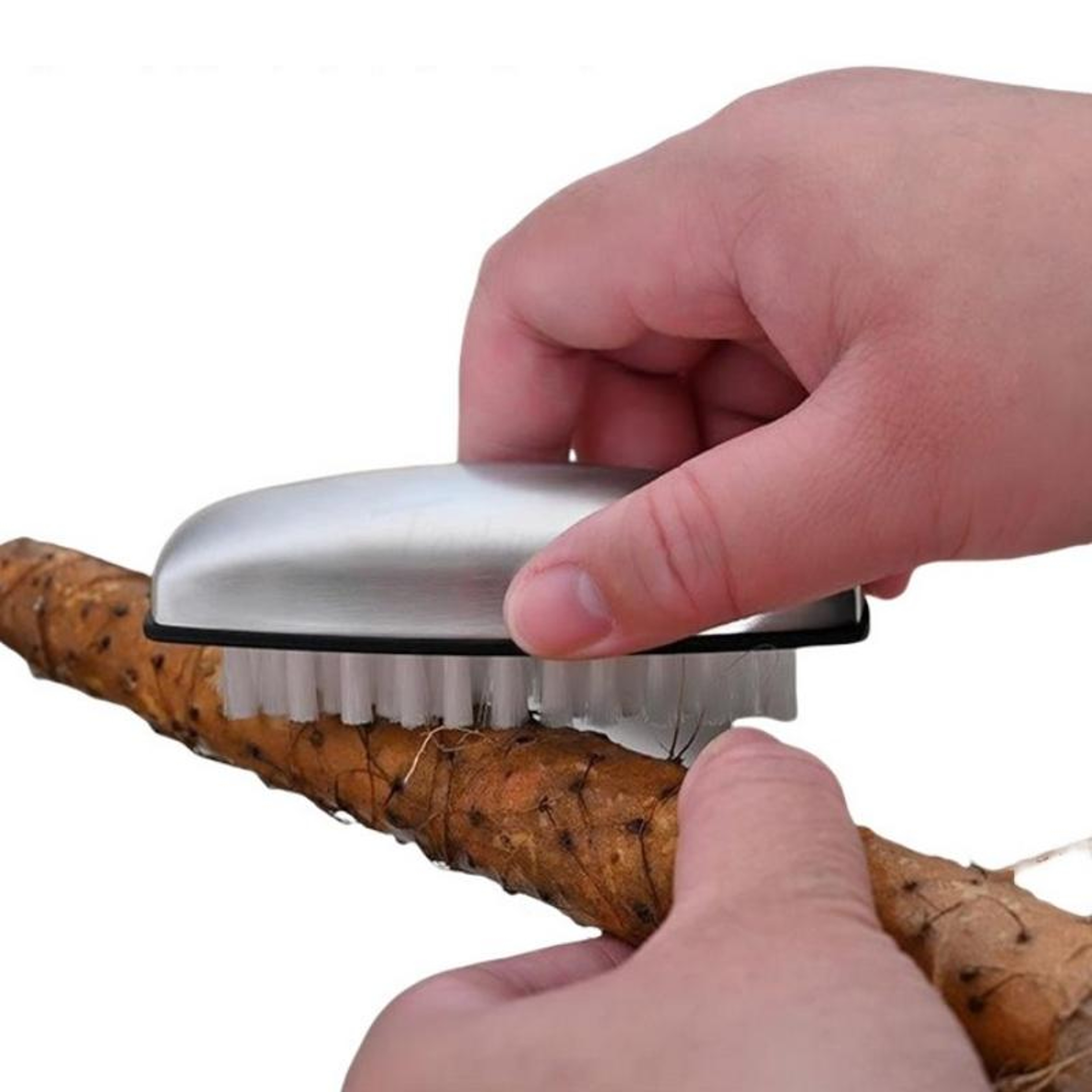 Multipurpose Vegetable & Fruit Cleaning Brush Finger Protection Scrubber for Carrots & Potatoes – view 4