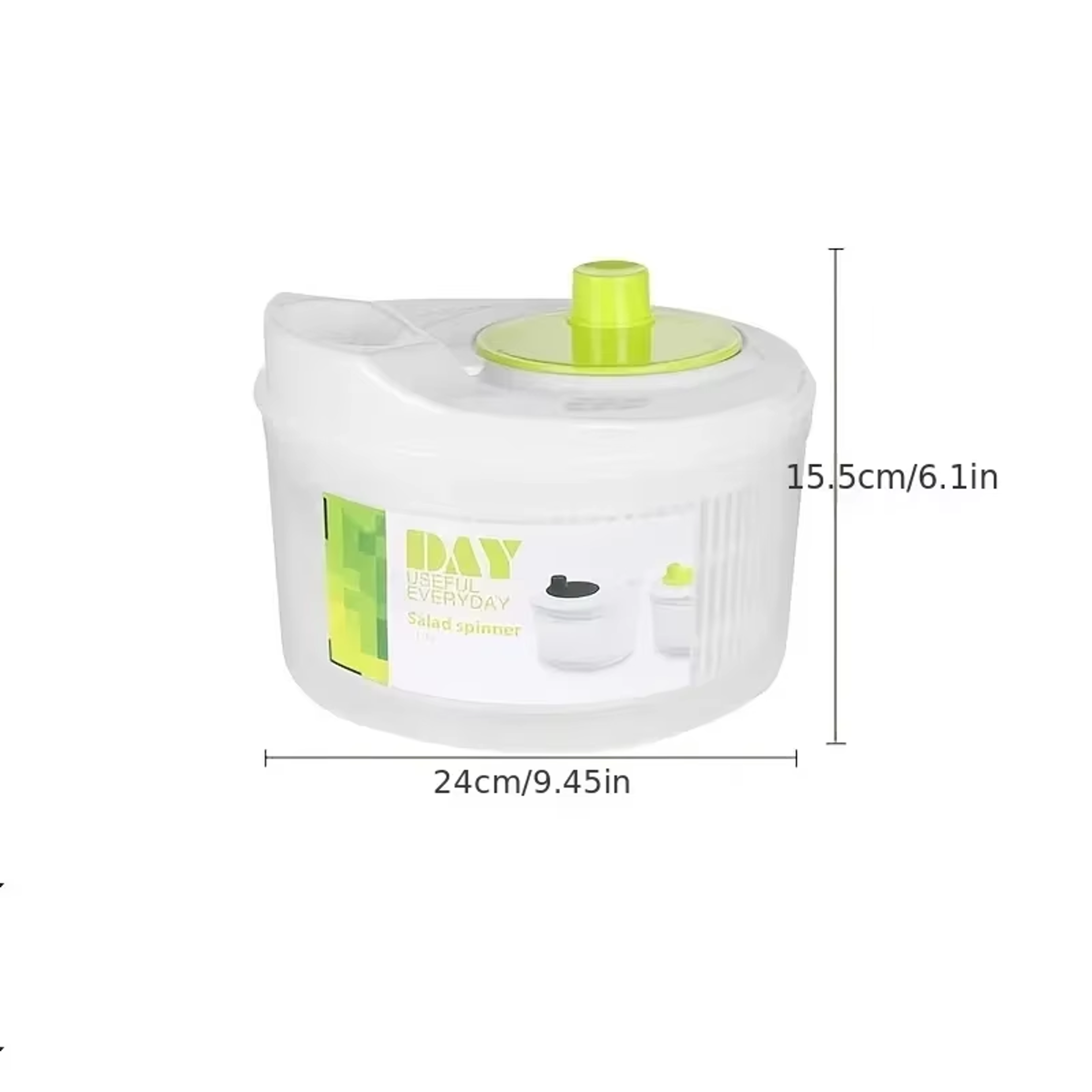 Salad Spinner Lettuce Washer & Vegetable Dryer Strainer for Fresh Greens Kitchen Tool – view 6