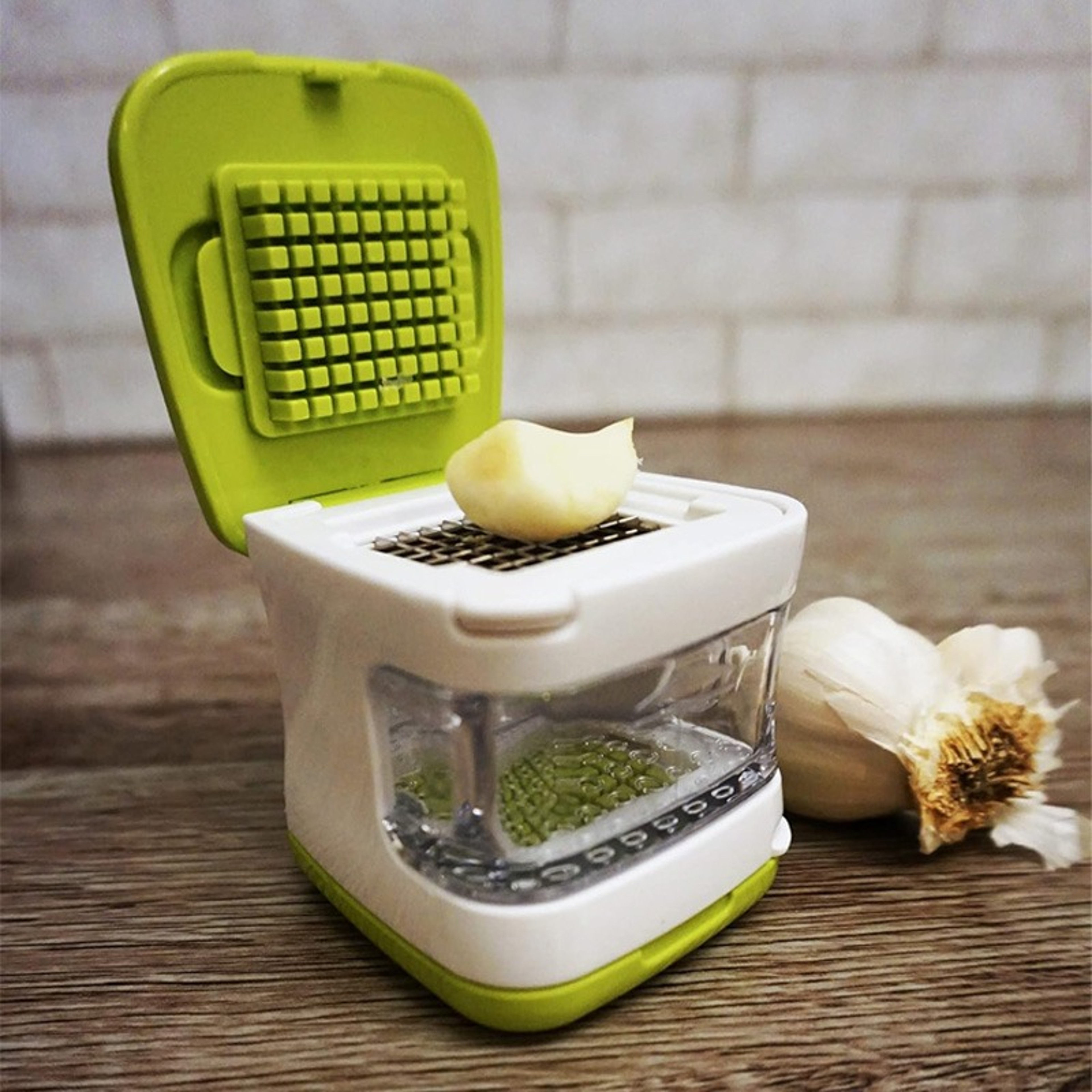 Multifunction Vegetable Chopper & Garlic Press Kitchen Cutter for Fast Meal Prep – view 2