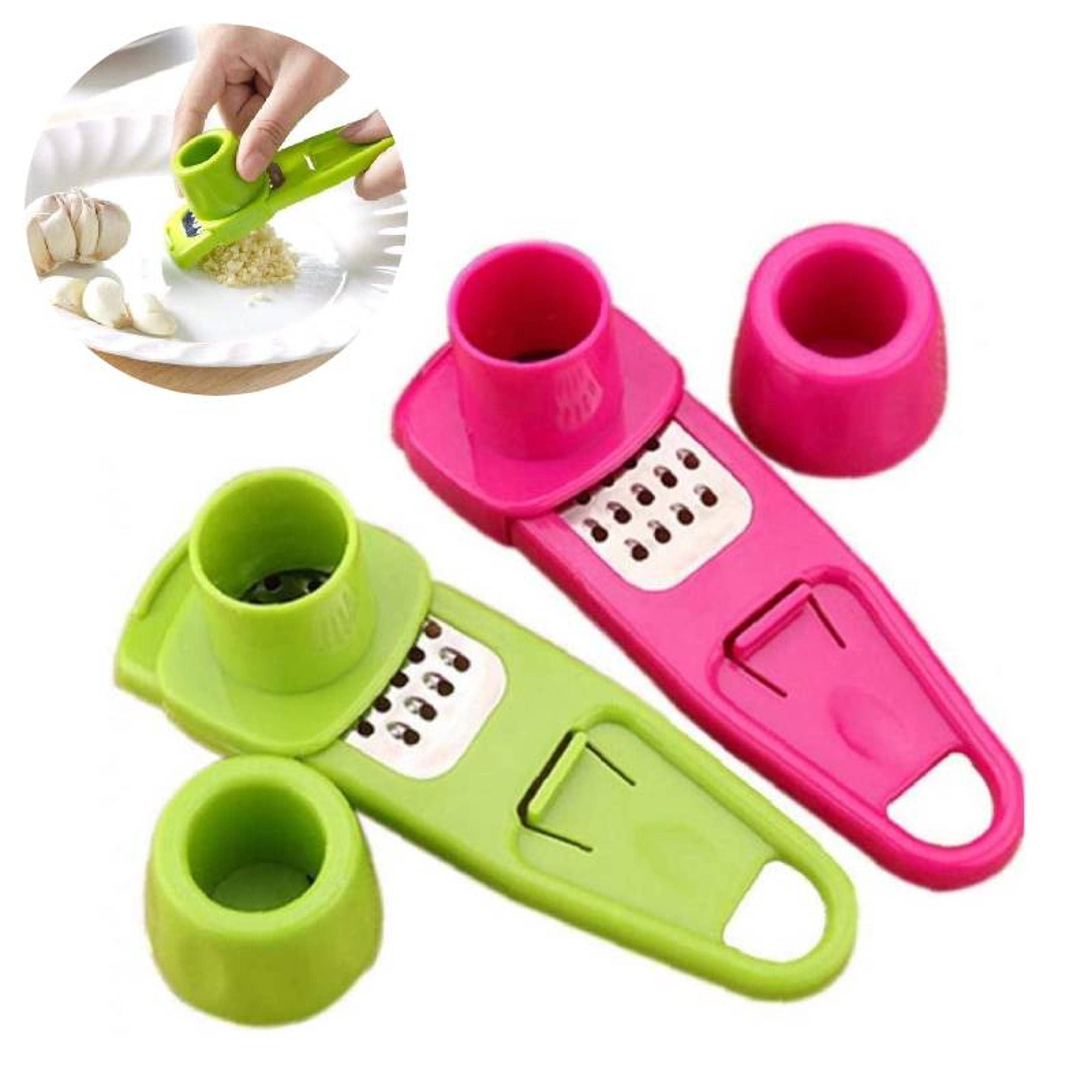 Multi Function Ginger Grater Garlic Grater Lemon Zester Kitchen Tool Stainless Steel Grater – view 1