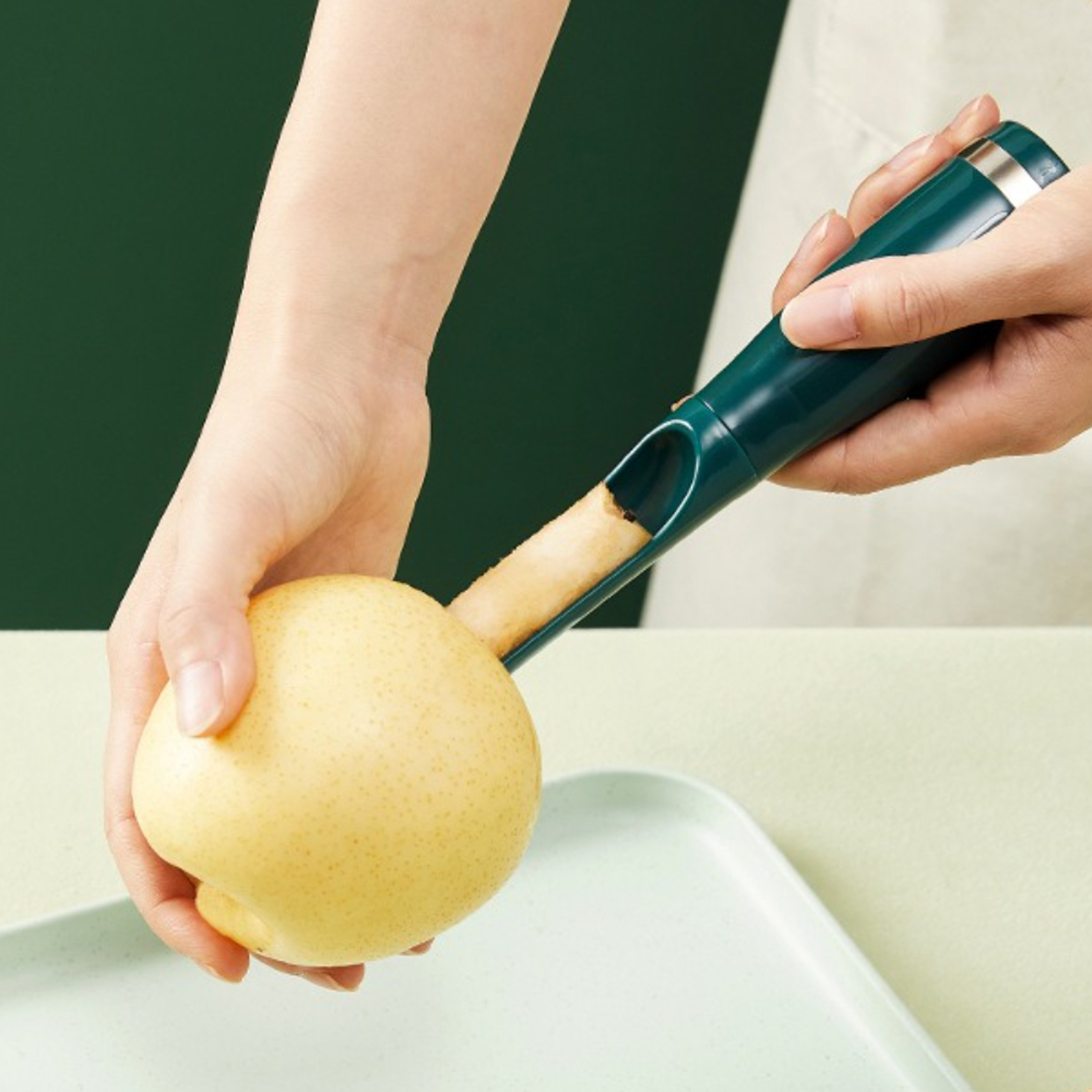 Multi Functional Fruit & Vegetable Peeler Scoop Tool for Easy Peeling Cleaning Kitchen Prep – view 2
