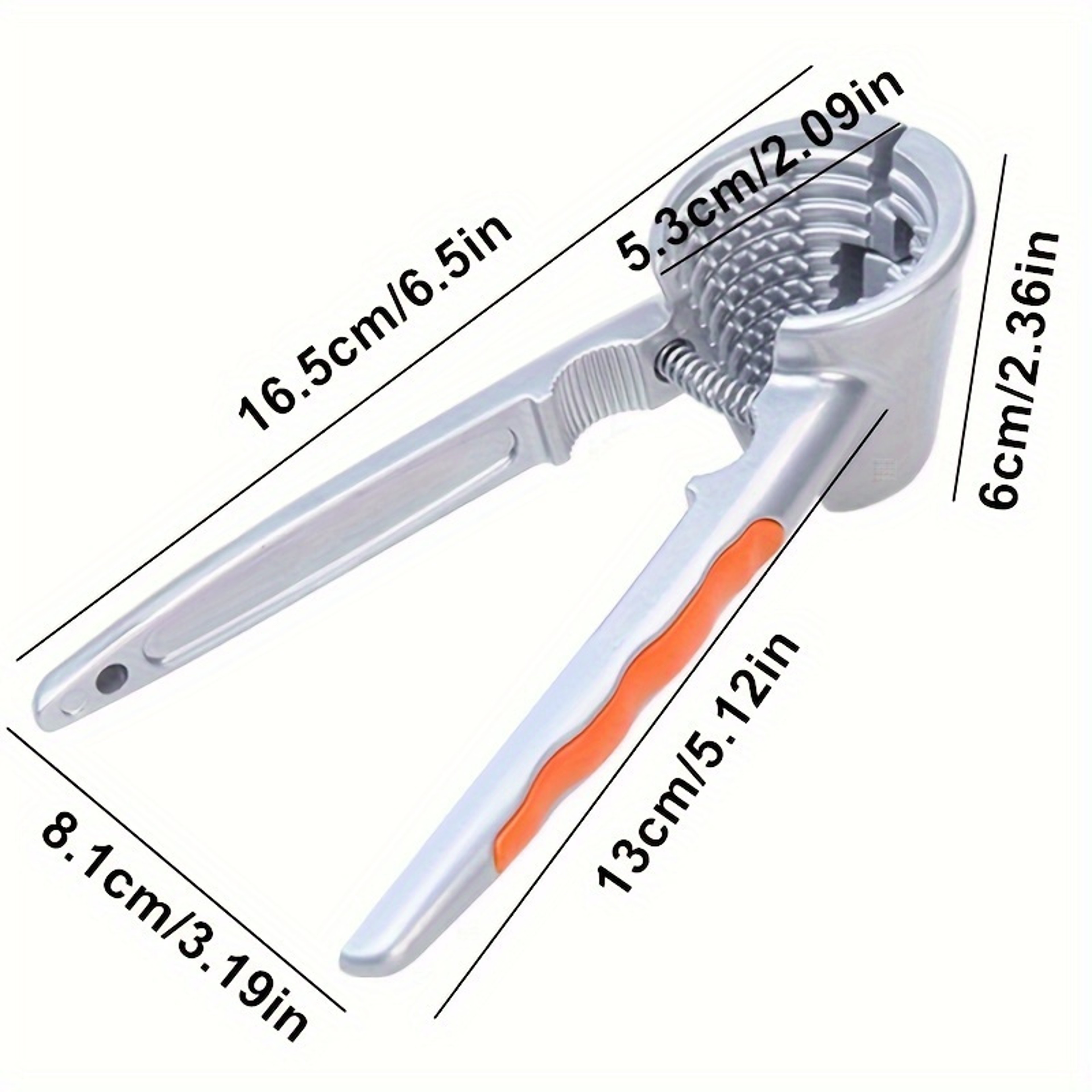 Ergonomic Double Head Nutcracker Tool Heavy Duty Walnut & Hazelnut Cracker Multi-Functional Nut Opener – view 4