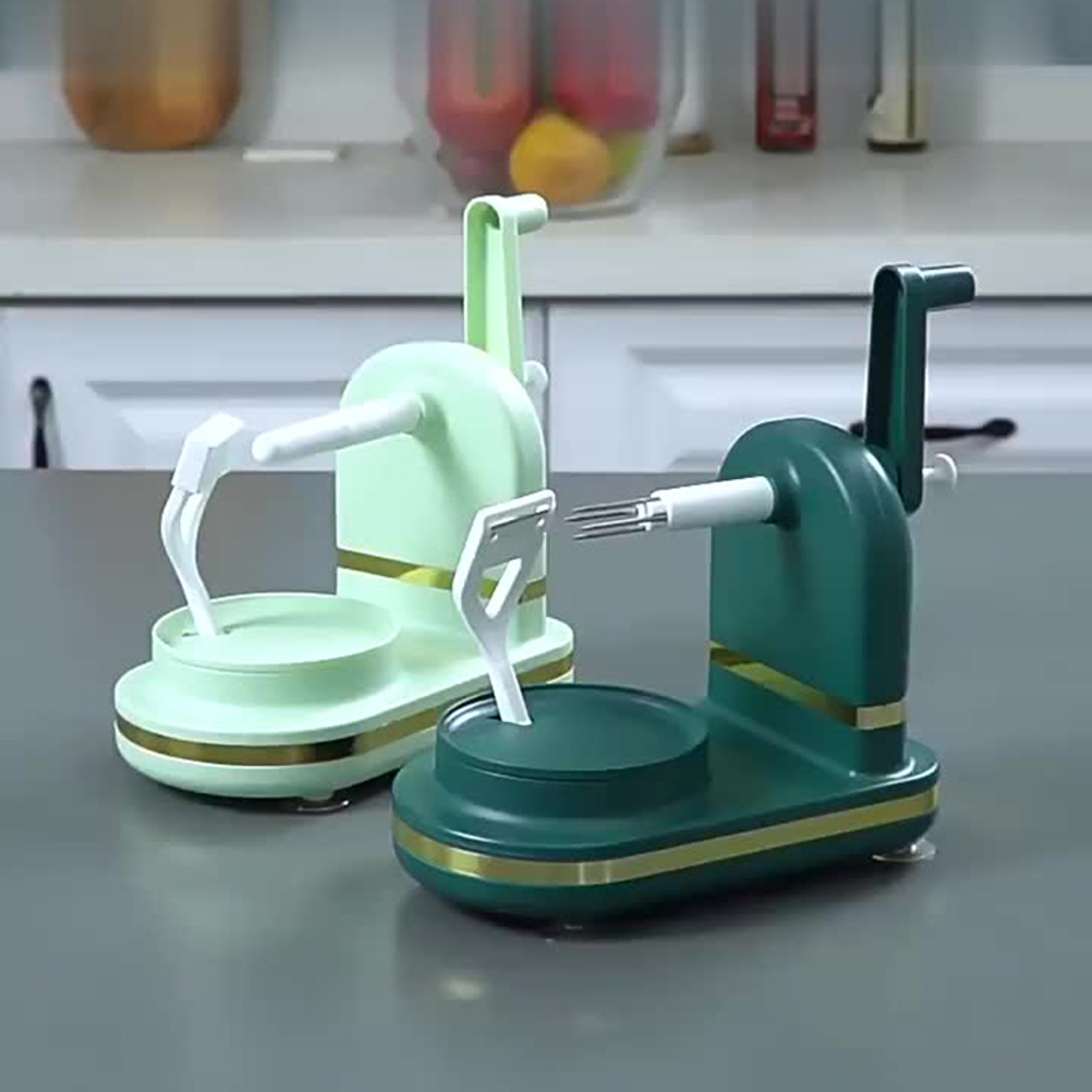 3in1 Hand Crank Apple Peeler Slicer  Corer Stainless Steel Fruit  Vegetable Peeling Machine 3