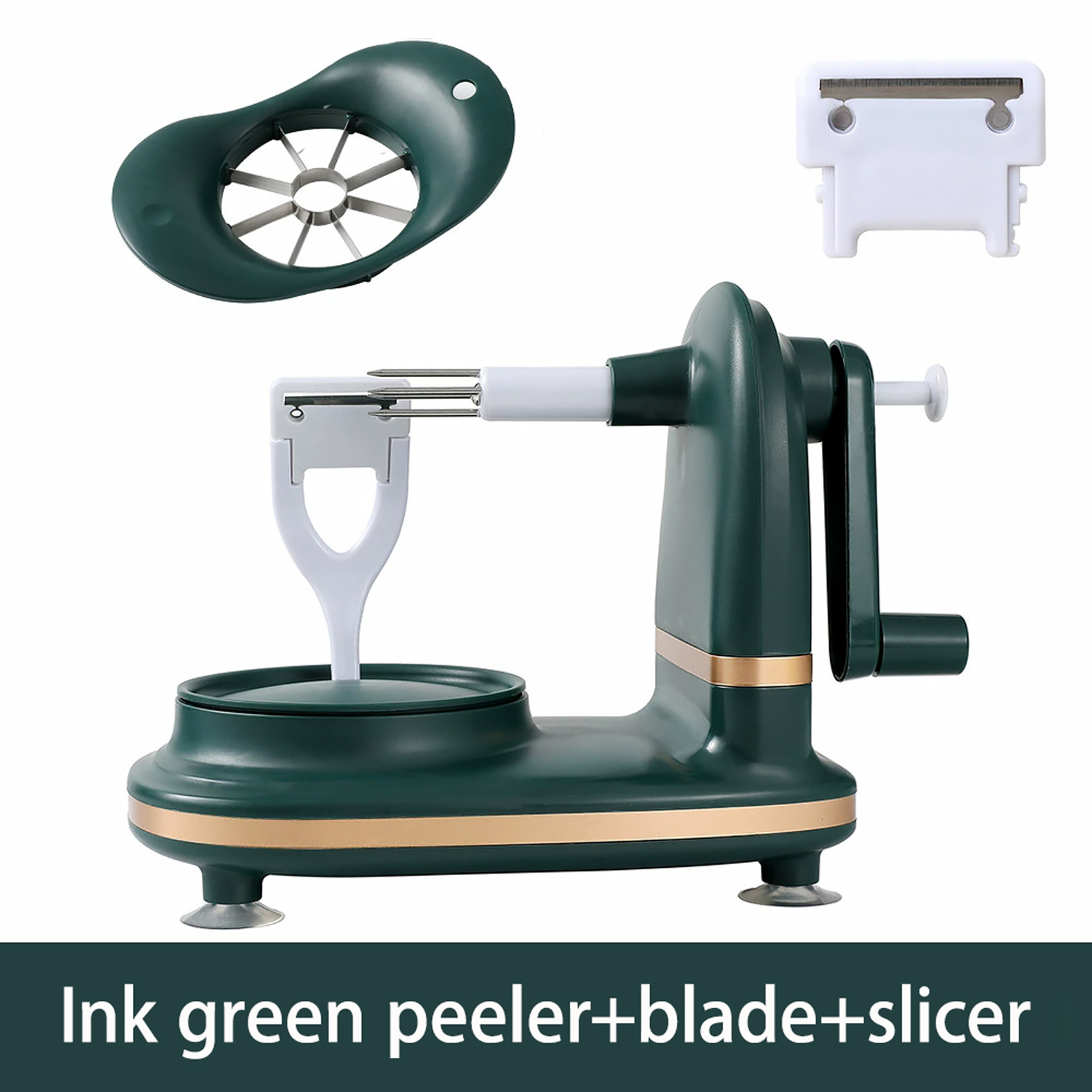 3in1 Hand Crank Apple Peeler Slicer  Corer Stainless Steel Fruit  Vegetable Peeling Machine 4
