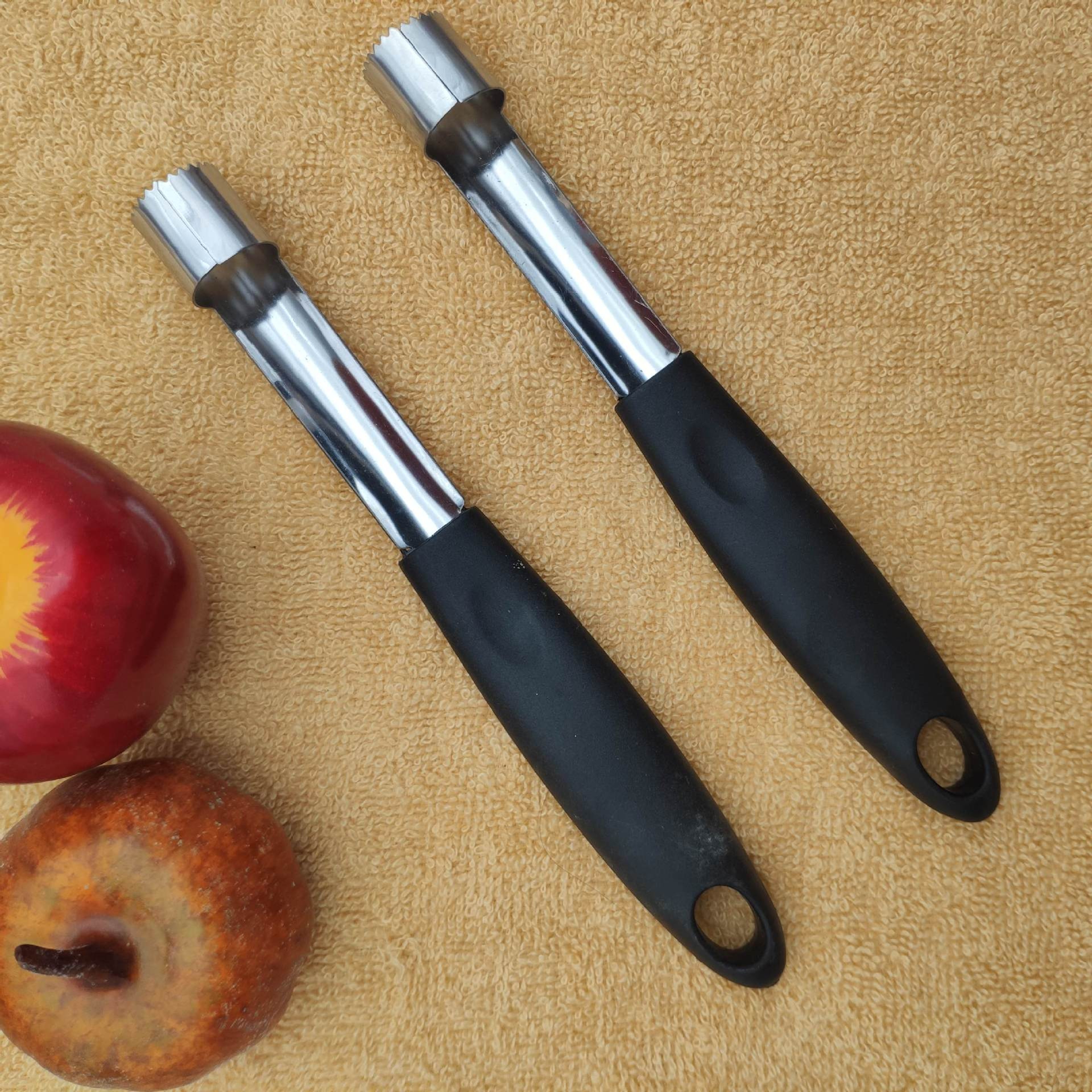Stainless Steel Apple Corer & Pear Fruit Core Remover Kitchen Gadget with Ergonomic Handle – view 6