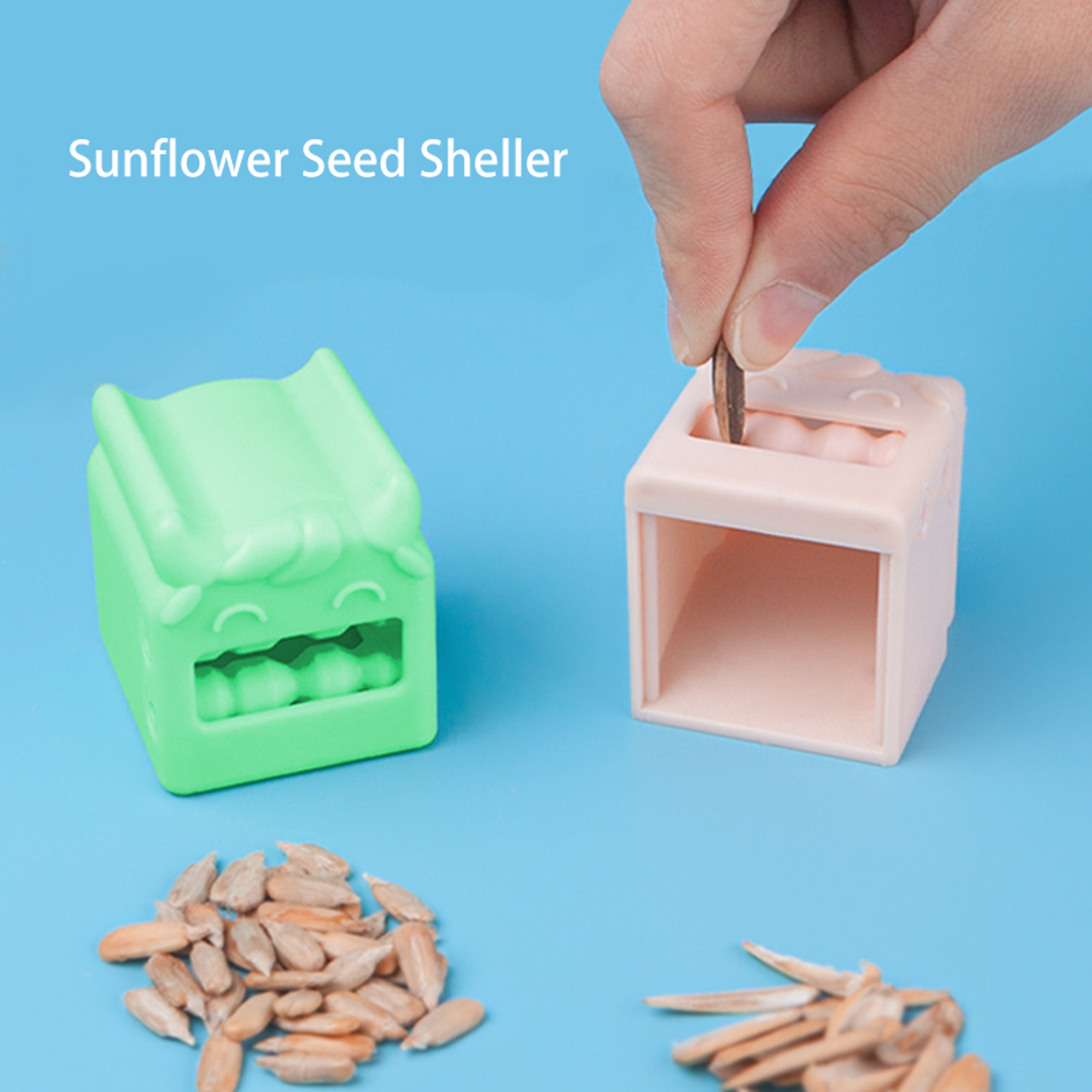 Manual Sunflower & Melon Seed Sheller Peeling Device Kitchen Seed Opener Tool – view 1