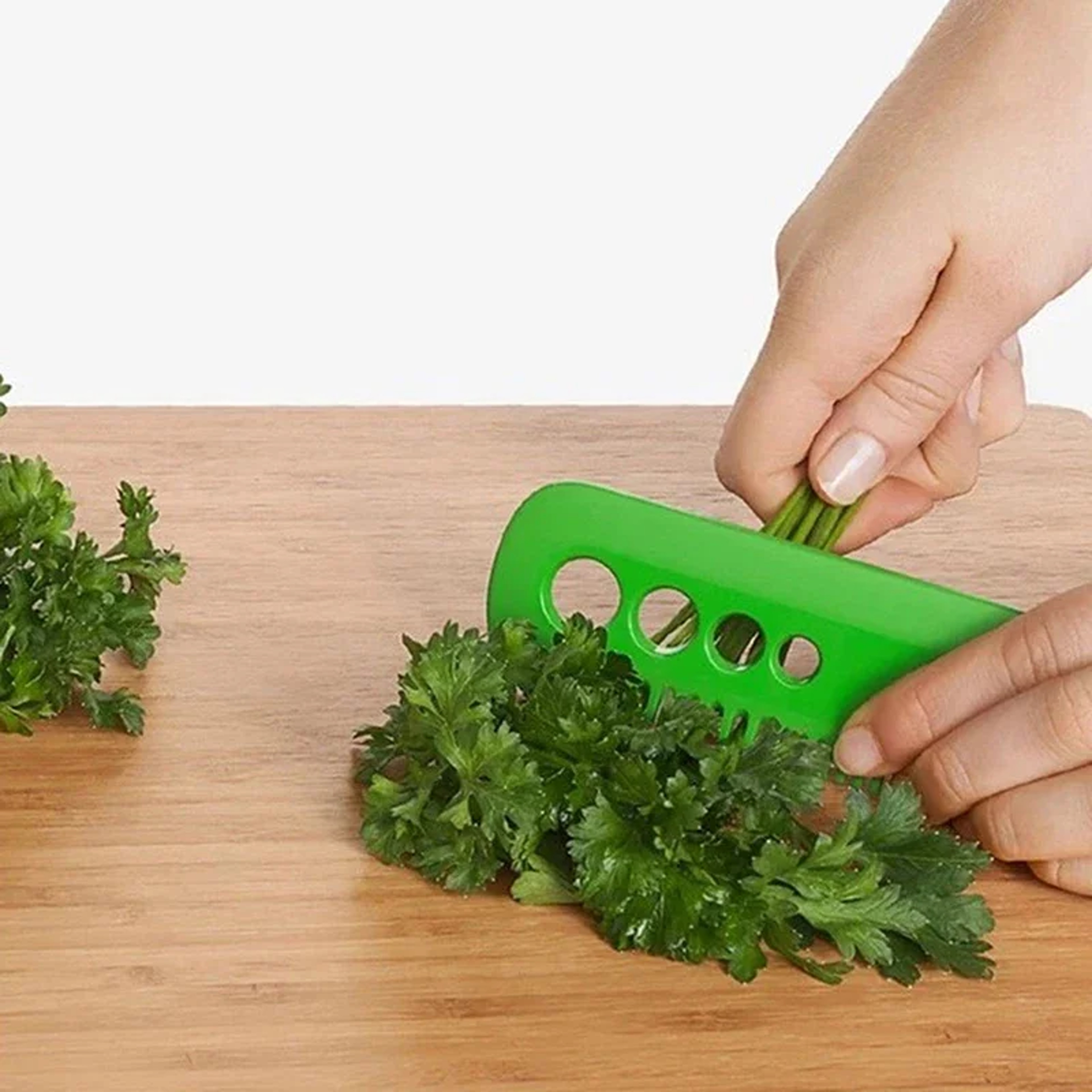 Multifunctional Herb Stripper Tool Kale Vegetable Leaf Remover Kitchen Peeler – view 5