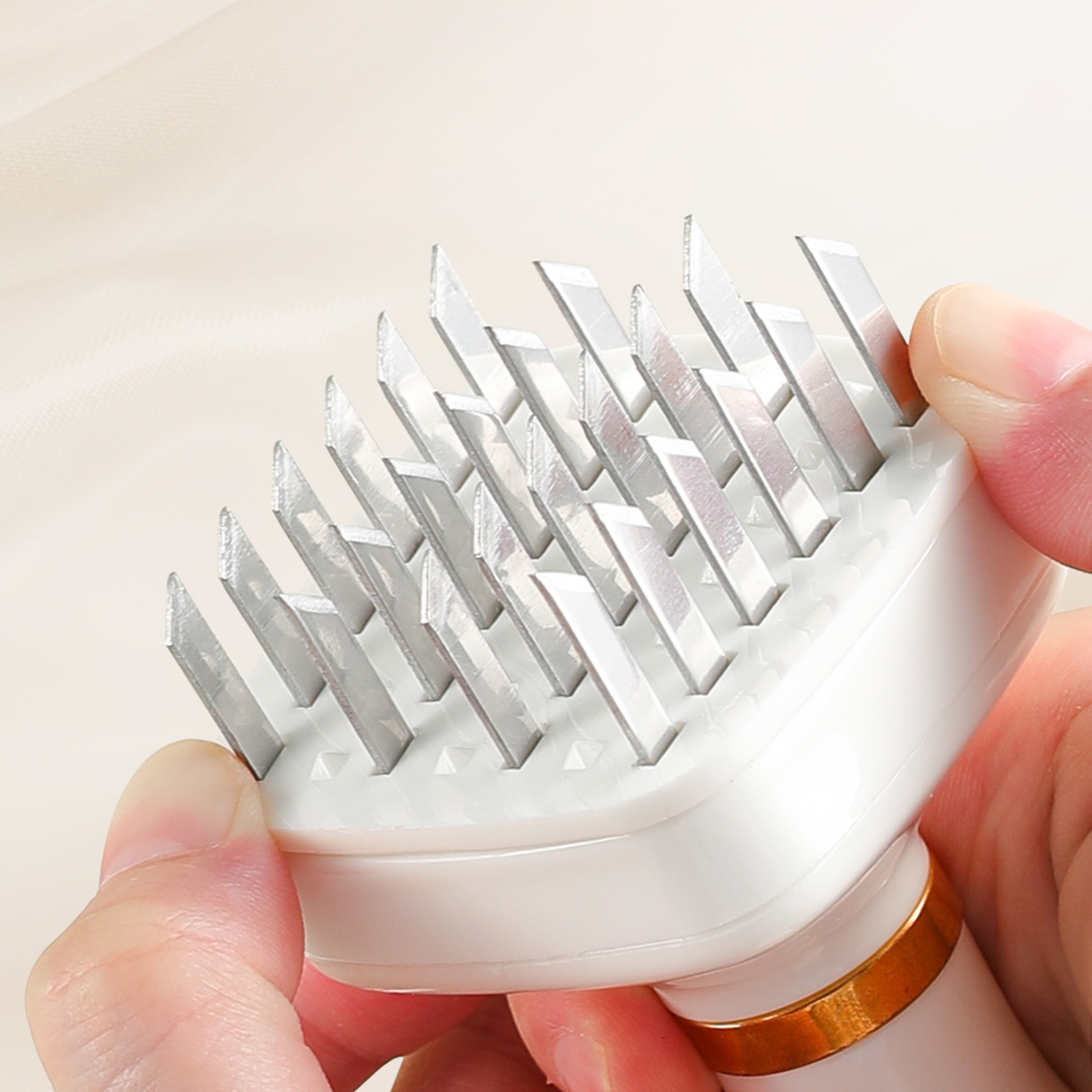 Stainless Steel Meat Tenderizer Needle Hammer for Steak and Pork Chops – view 4