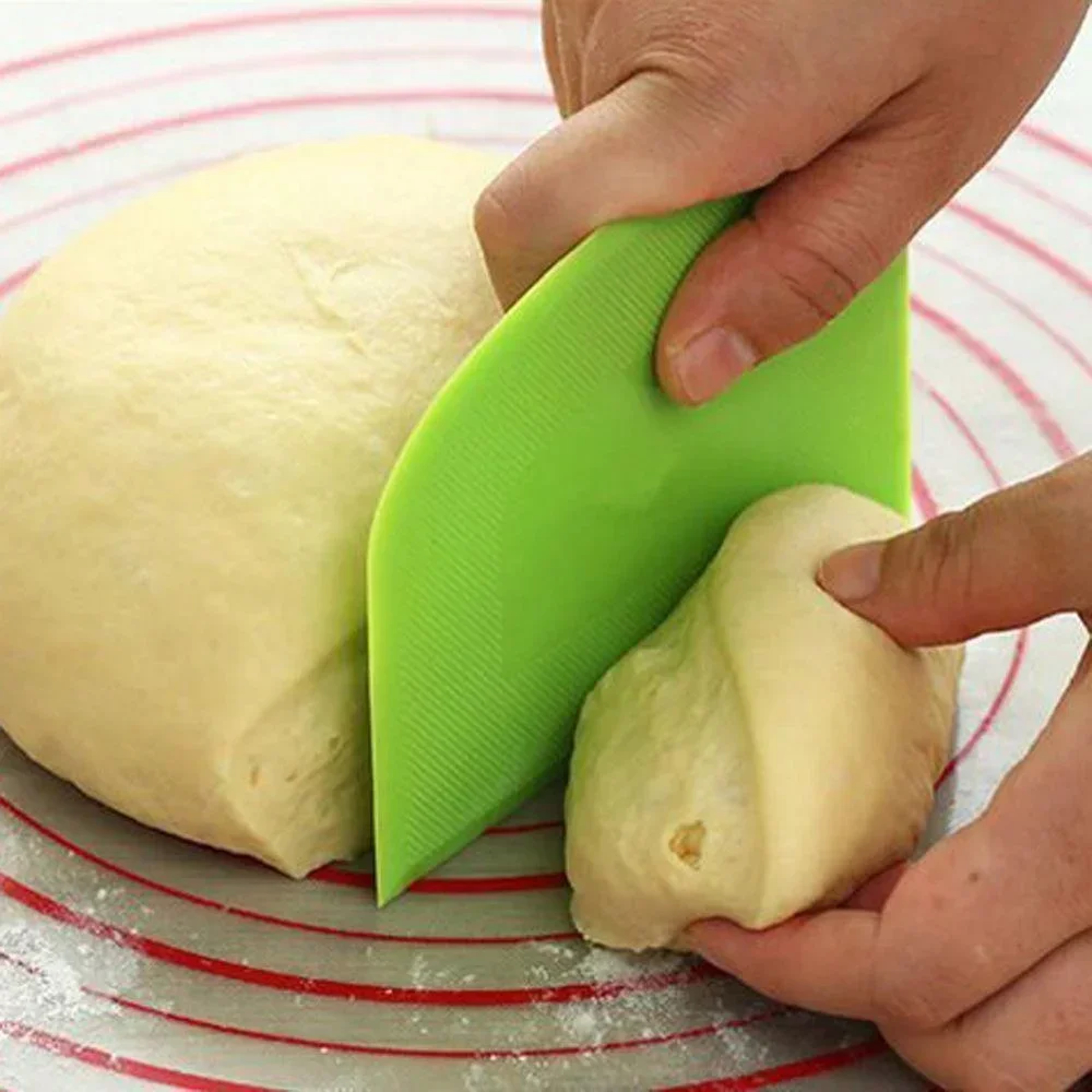 Multi Purpose Dough Scraper Pastry Cutter for Baking, Fondant & Pizza Dough Tool – view 2