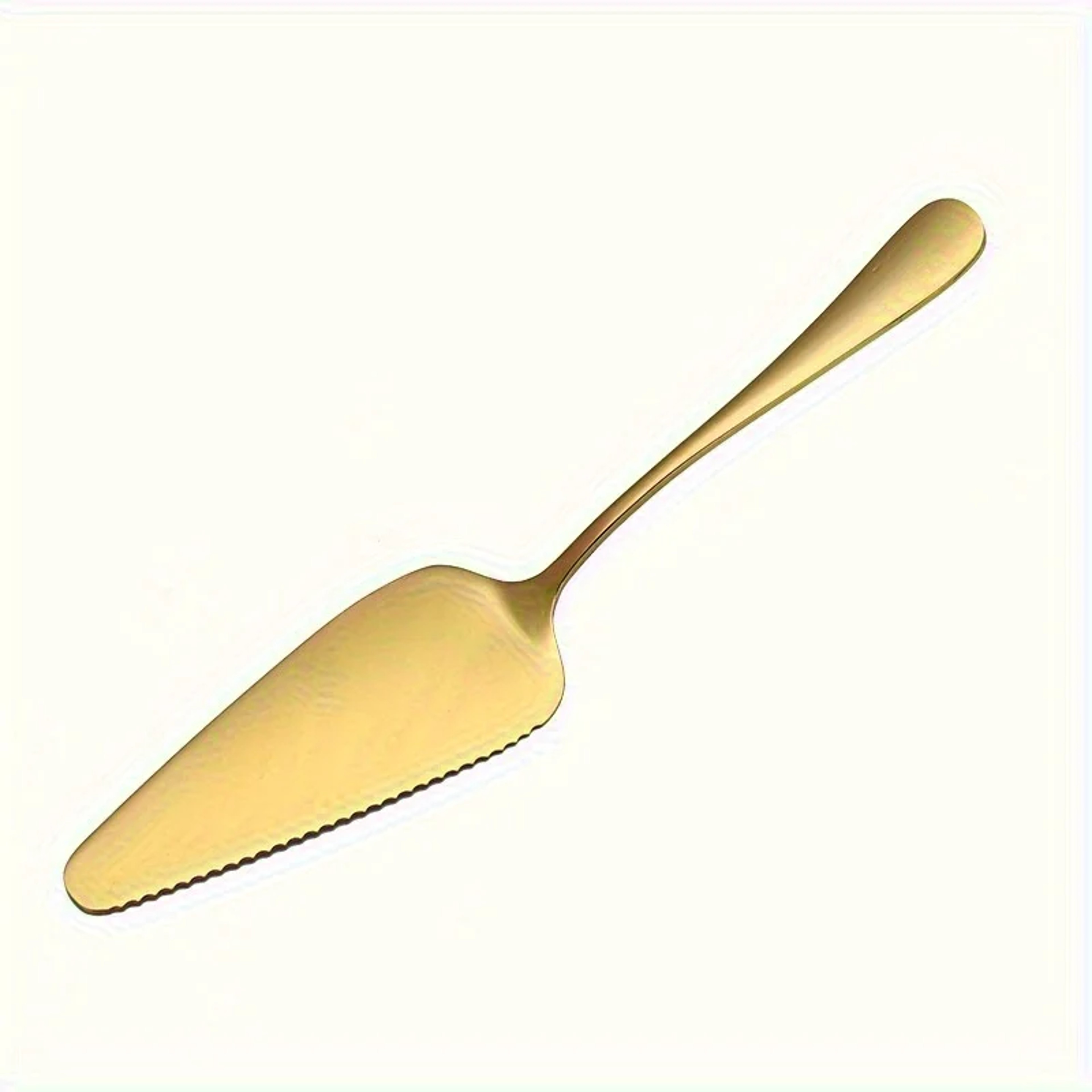 Precision Slice Stainless Steel Cake Server Spatula with Serrated Edge – view 8
