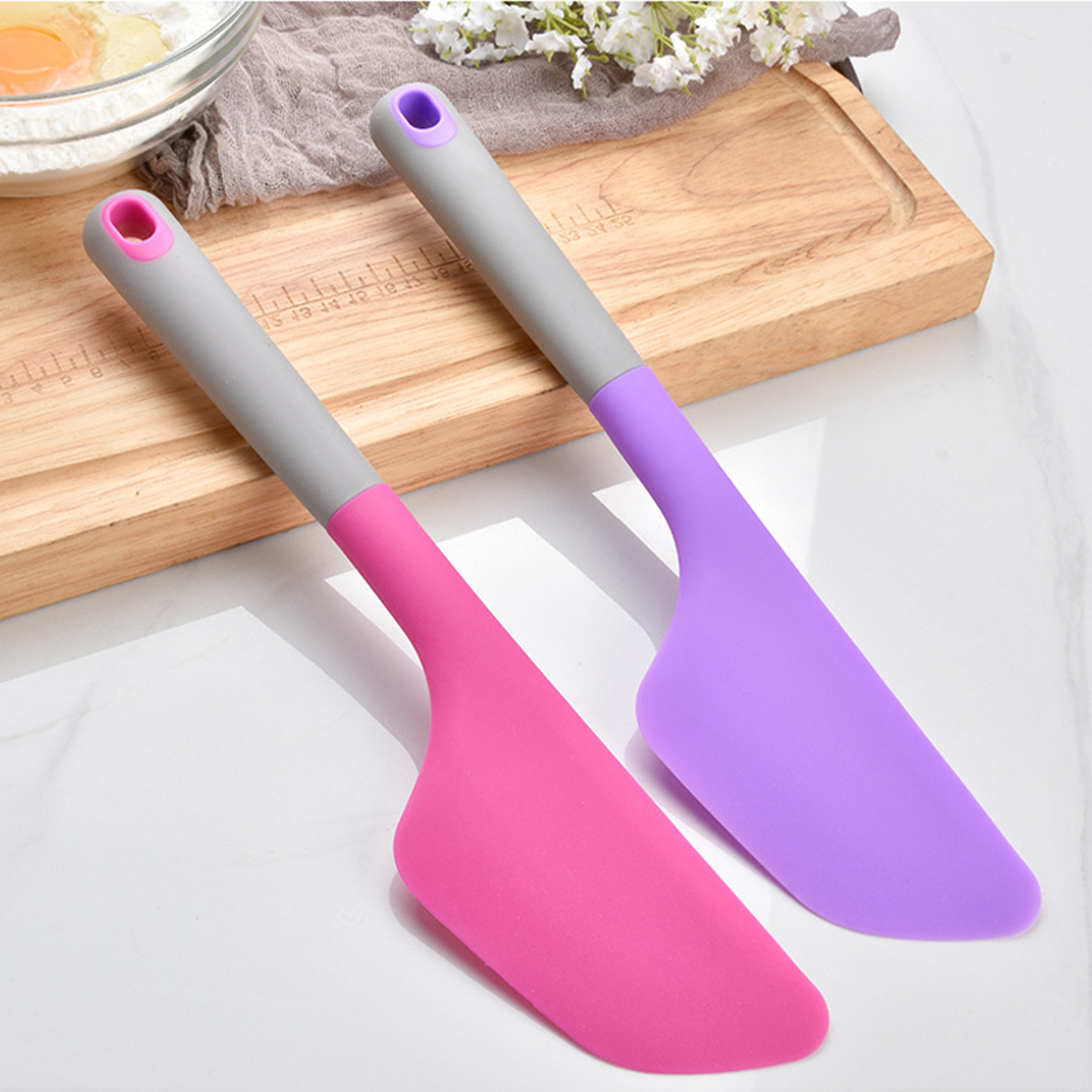 34cm Extra Long Silicone Spatula Heat-Resistant Baking Scraper for Cake Frosting & Pastry Spreading – view 5
