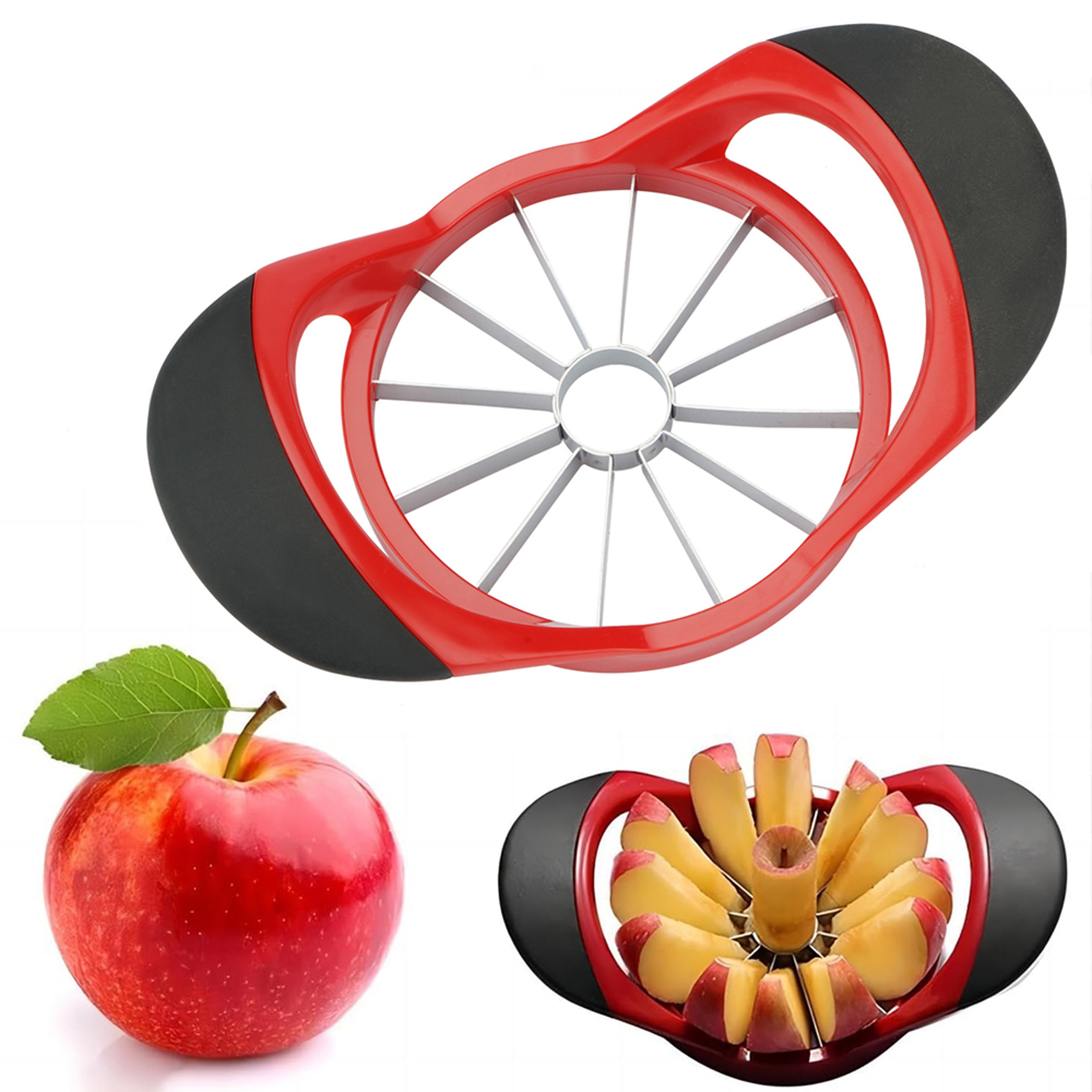 Swift Slice Stainless Steel Apple Slicer & Corer for Apples, Pears and Mangoes – view 1