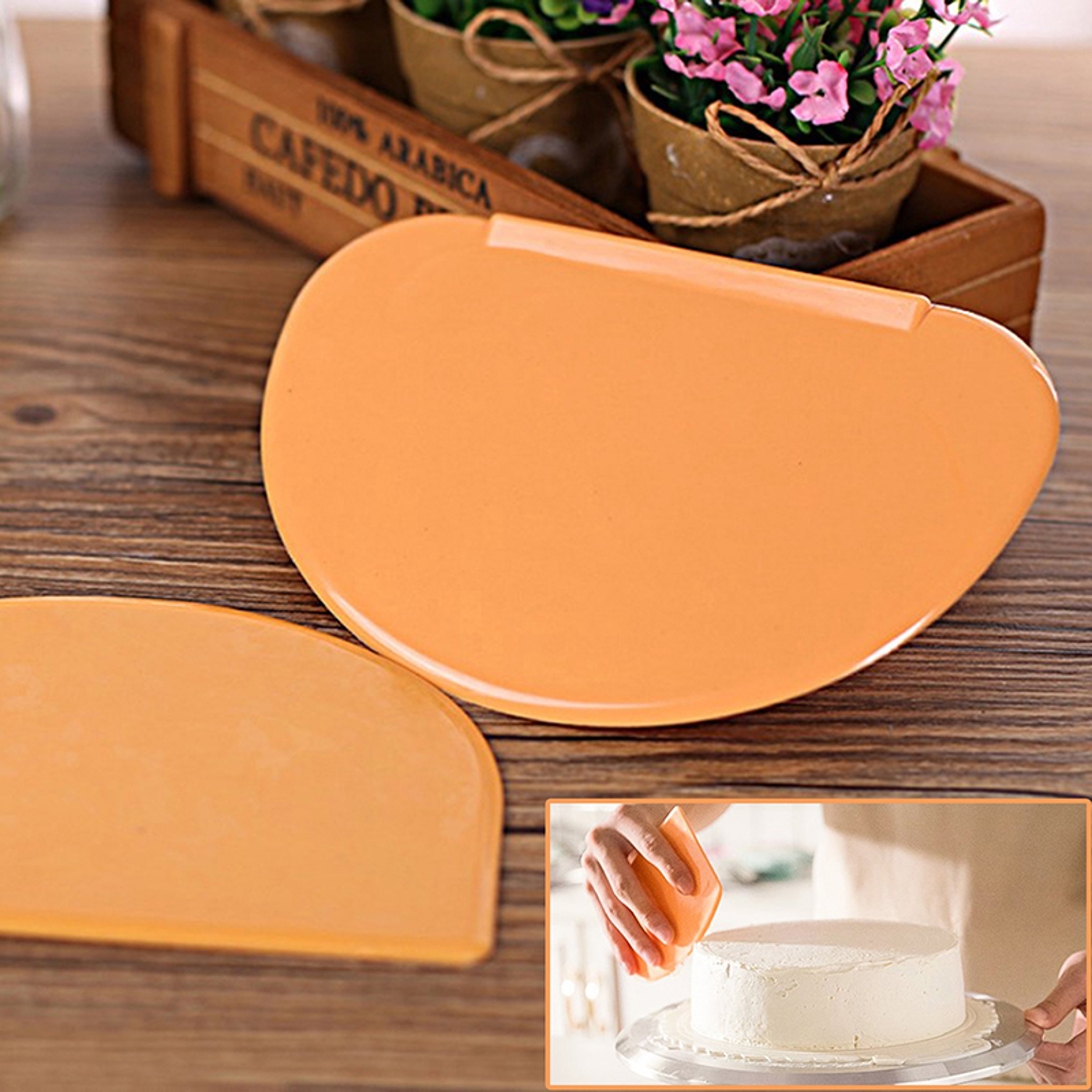 Flexible Dough Scraper & Cake Decorating Spatula for Baking, Fondant & Pastry – view 1