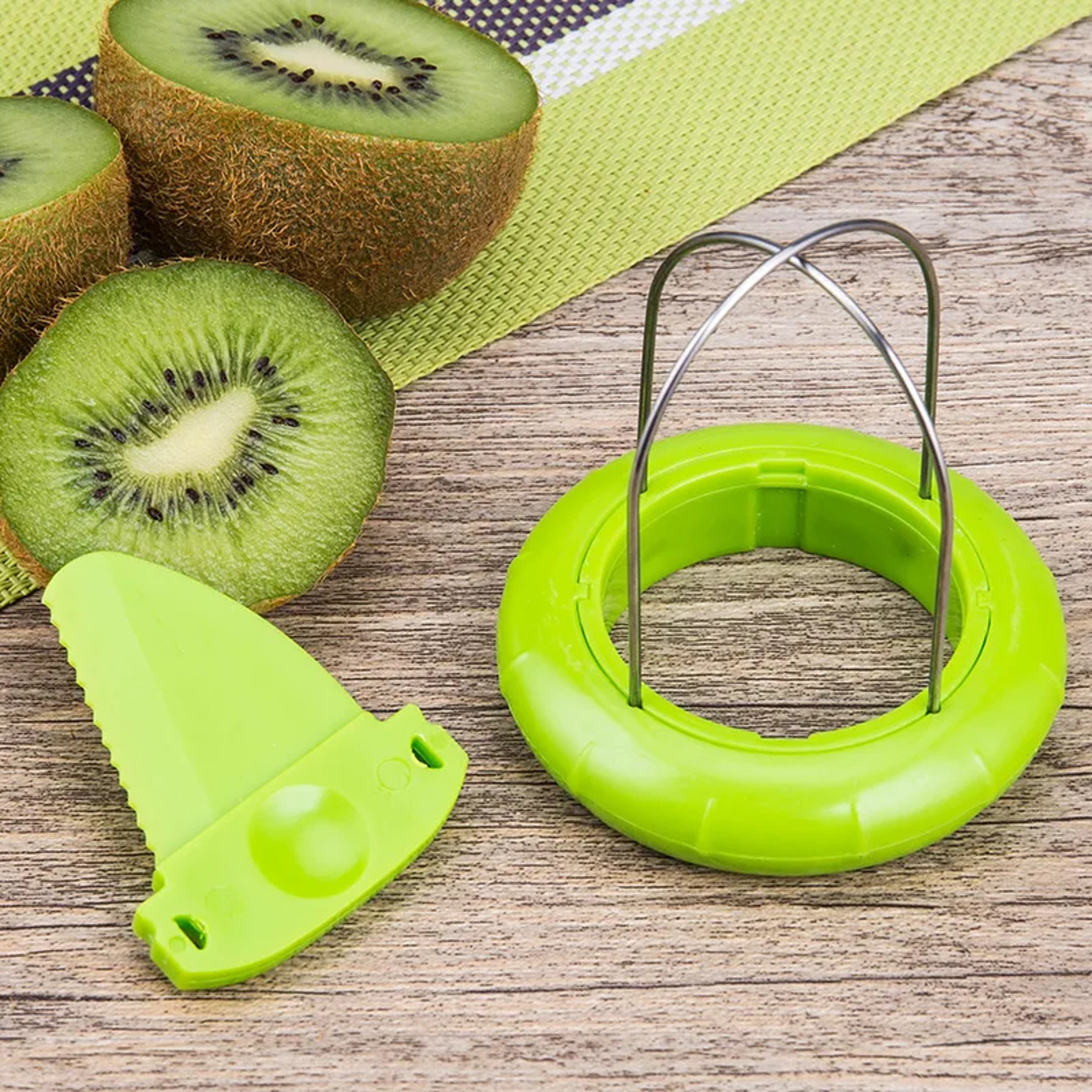 kiwi peeler, fruit cutter tool, lemon peeler, kitchen gadget, salad prep tool – view 6