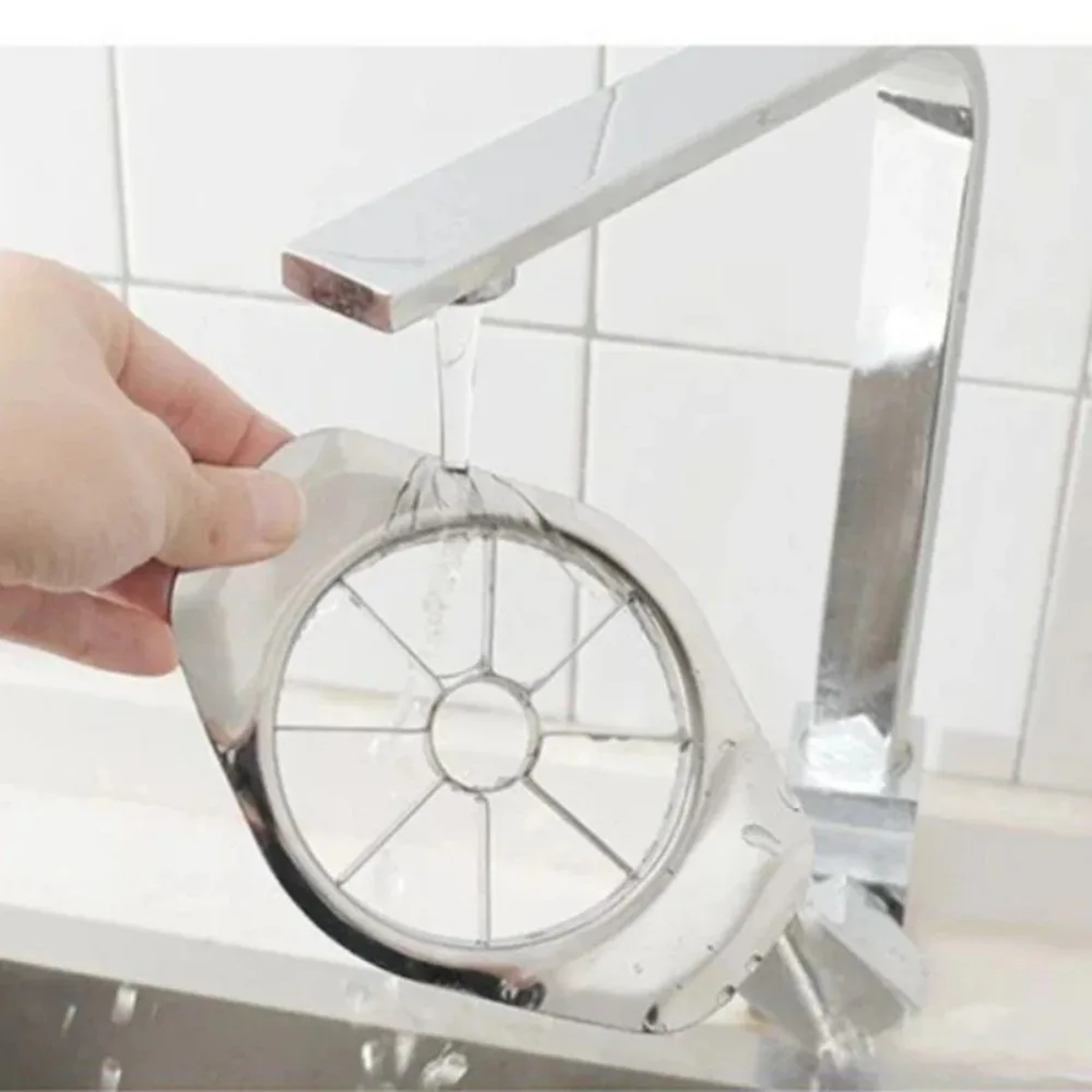 Premium Apple Slicer & Stainless Steel Apple Corer Cutter with Comfort Grip Handle – view 4