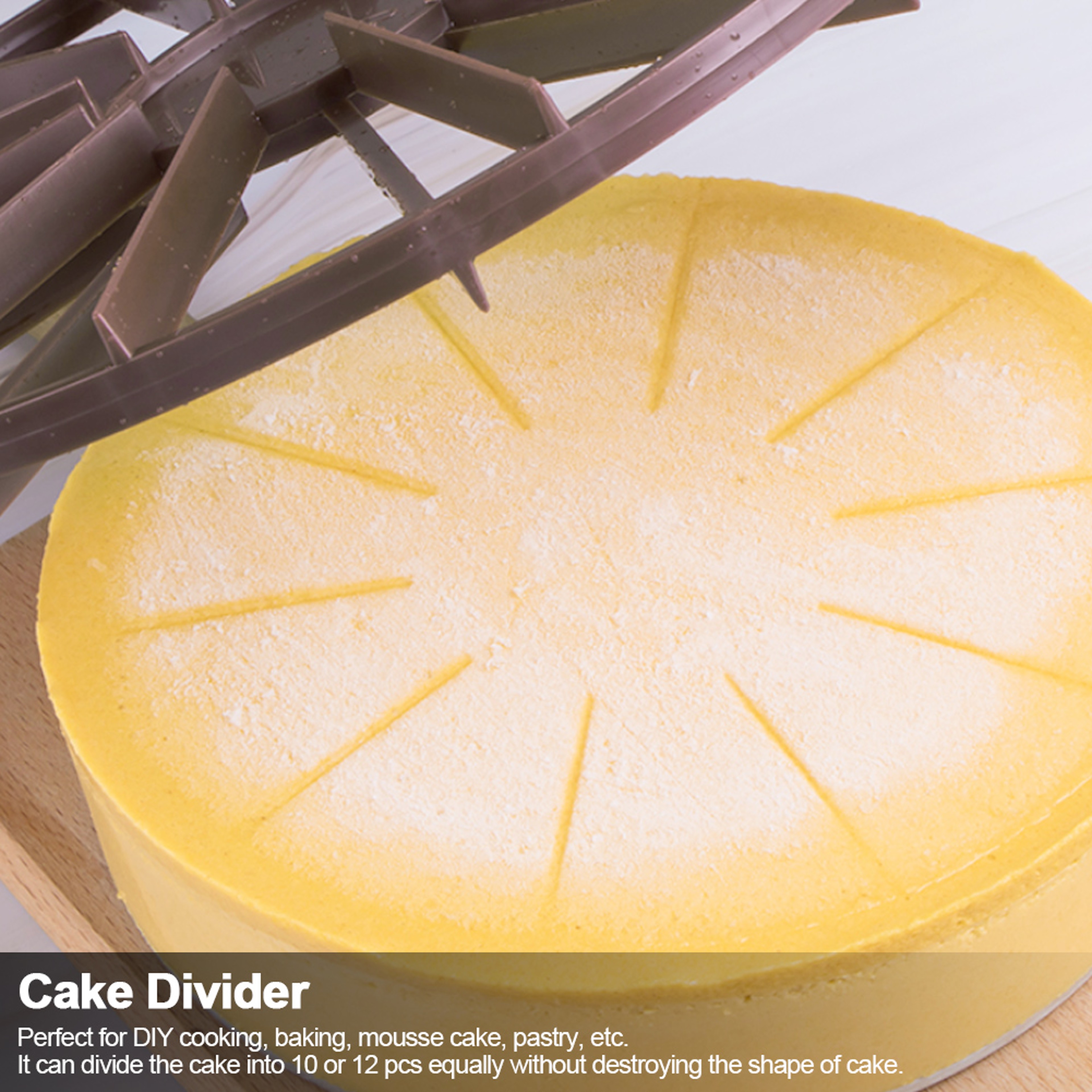 Bread Divider Round Dough Divider Cake Portion Marker Baking Tool – view 3