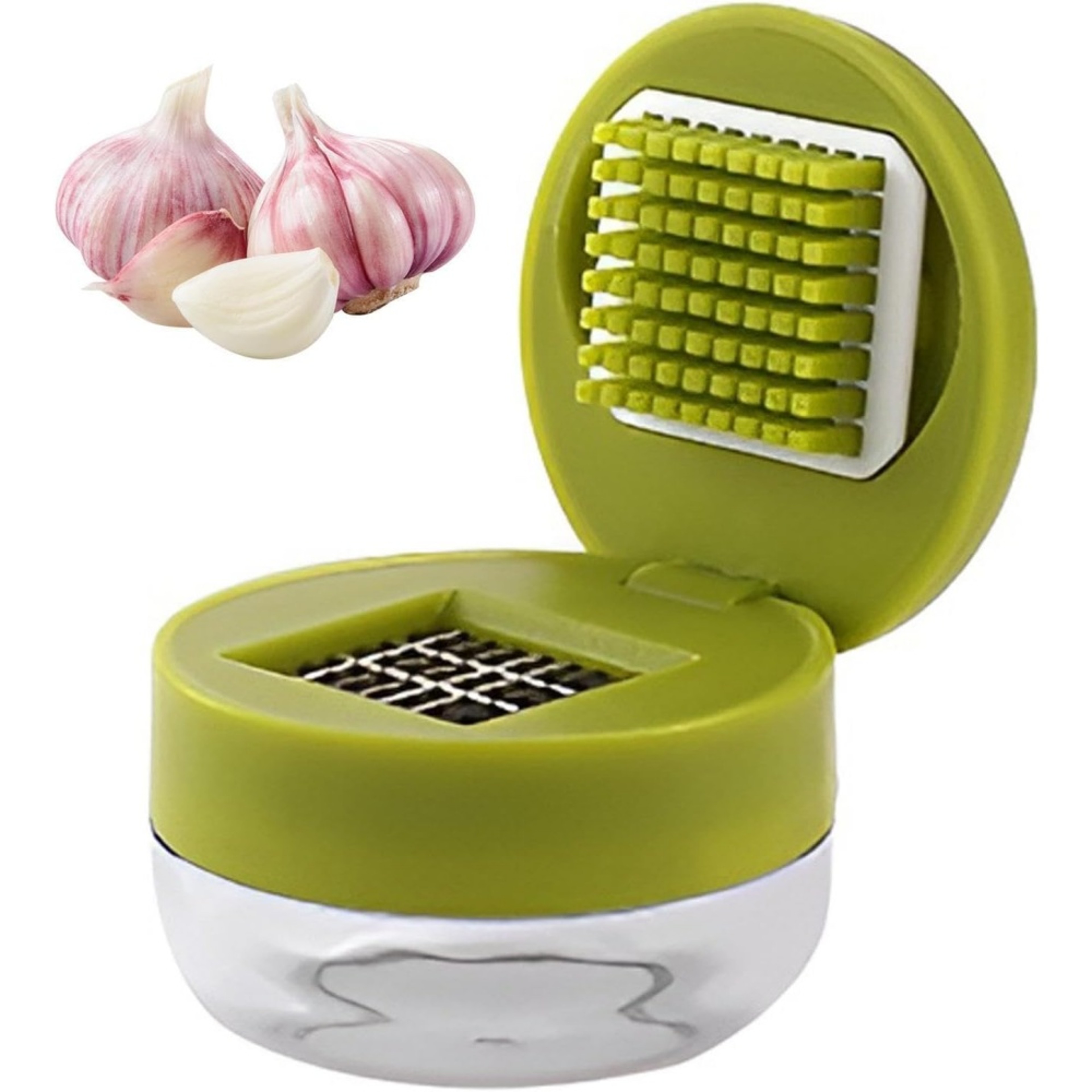 Multi Function Garlic Press & Garlic Mincer with Ginger Crusher Kitchen Tool – view 1