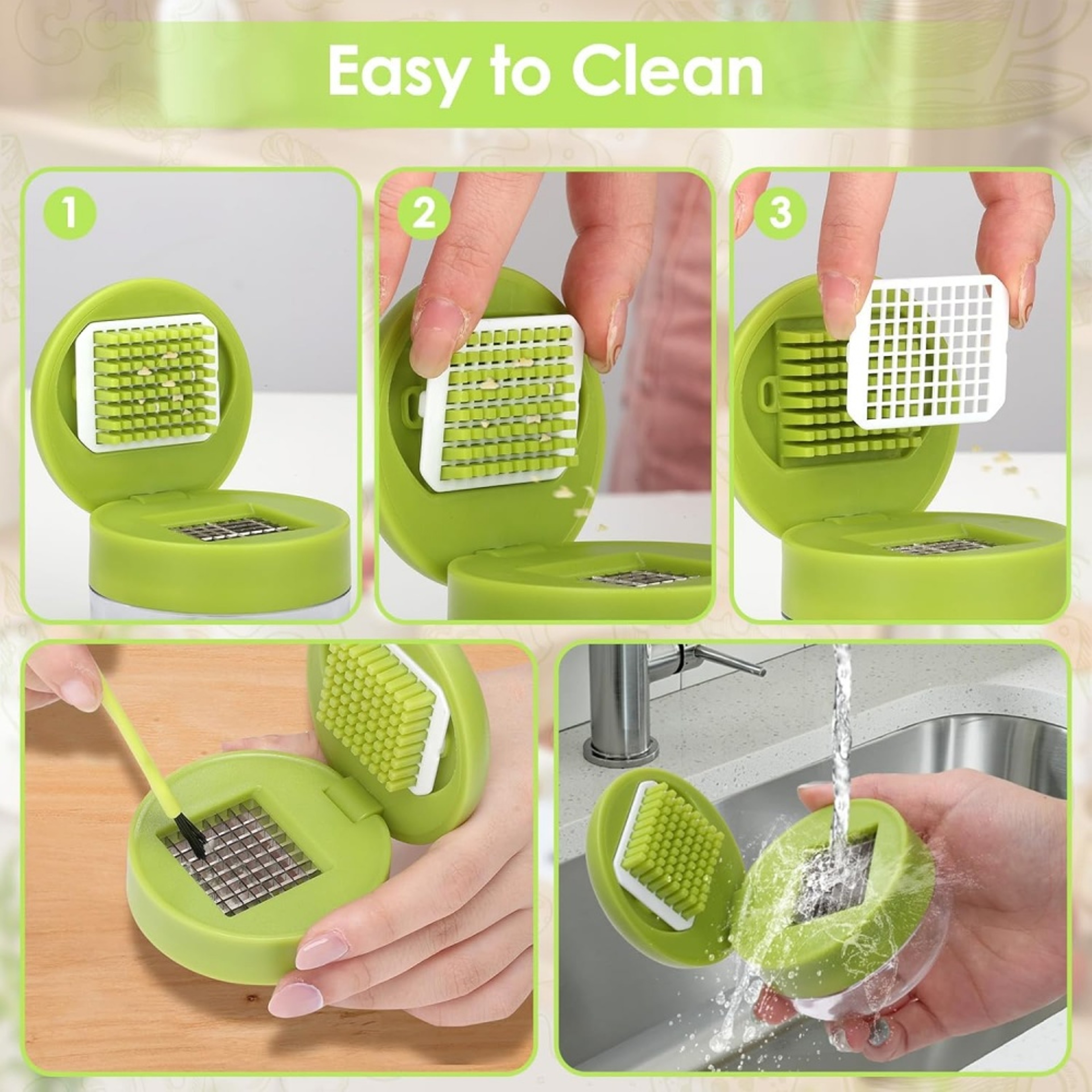 Multi Function Garlic Press & Garlic Mincer with Ginger Crusher Kitchen Tool – view 6