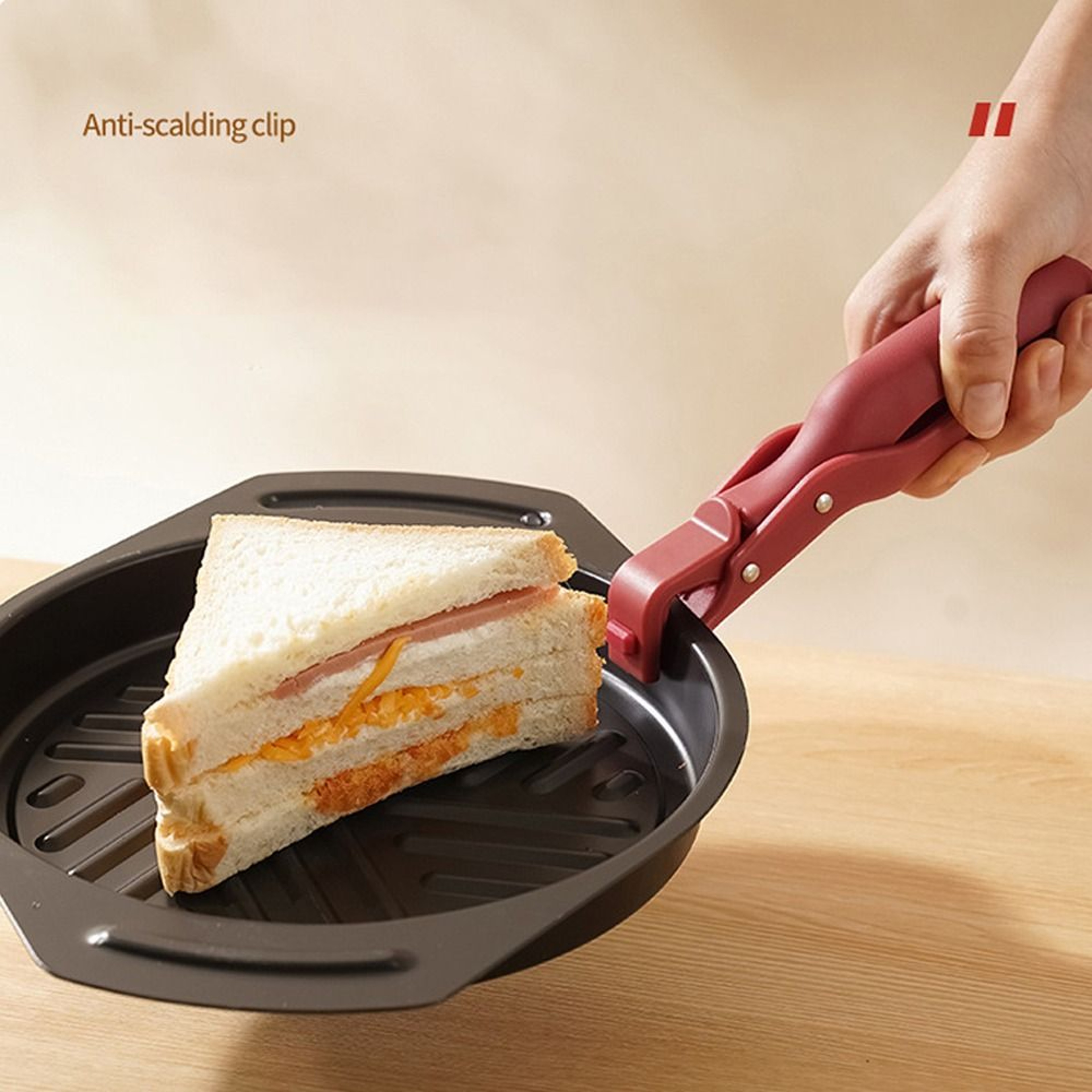 Heat Safe Silicone Bowl Clip Non Slip Bowl Gripper Anti Scald Pot & Dish Holder – view 3