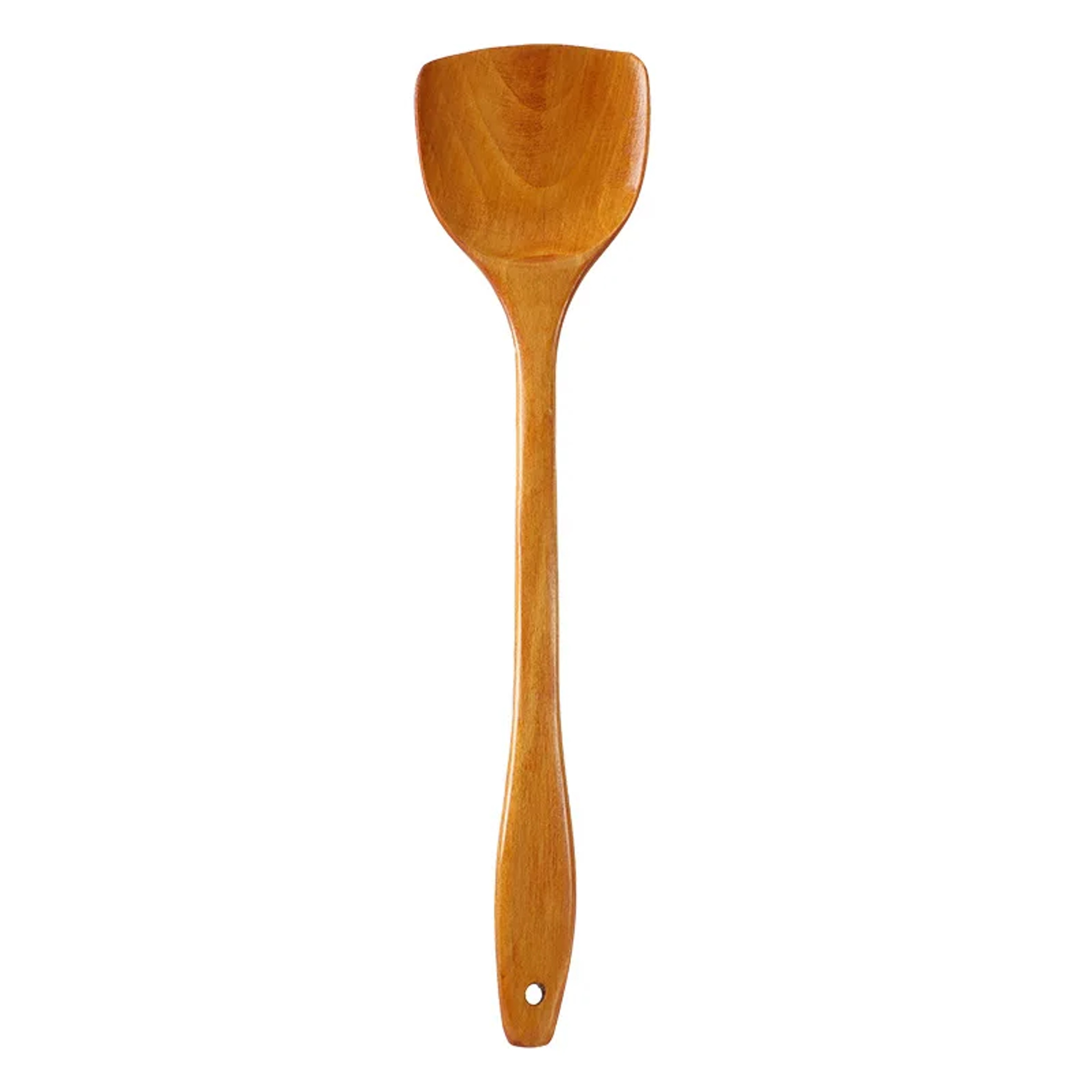Premium Wooden Cooking Spatula Long Handle Bamboo Kitchen Turner for Non Stick Cookware – view 5