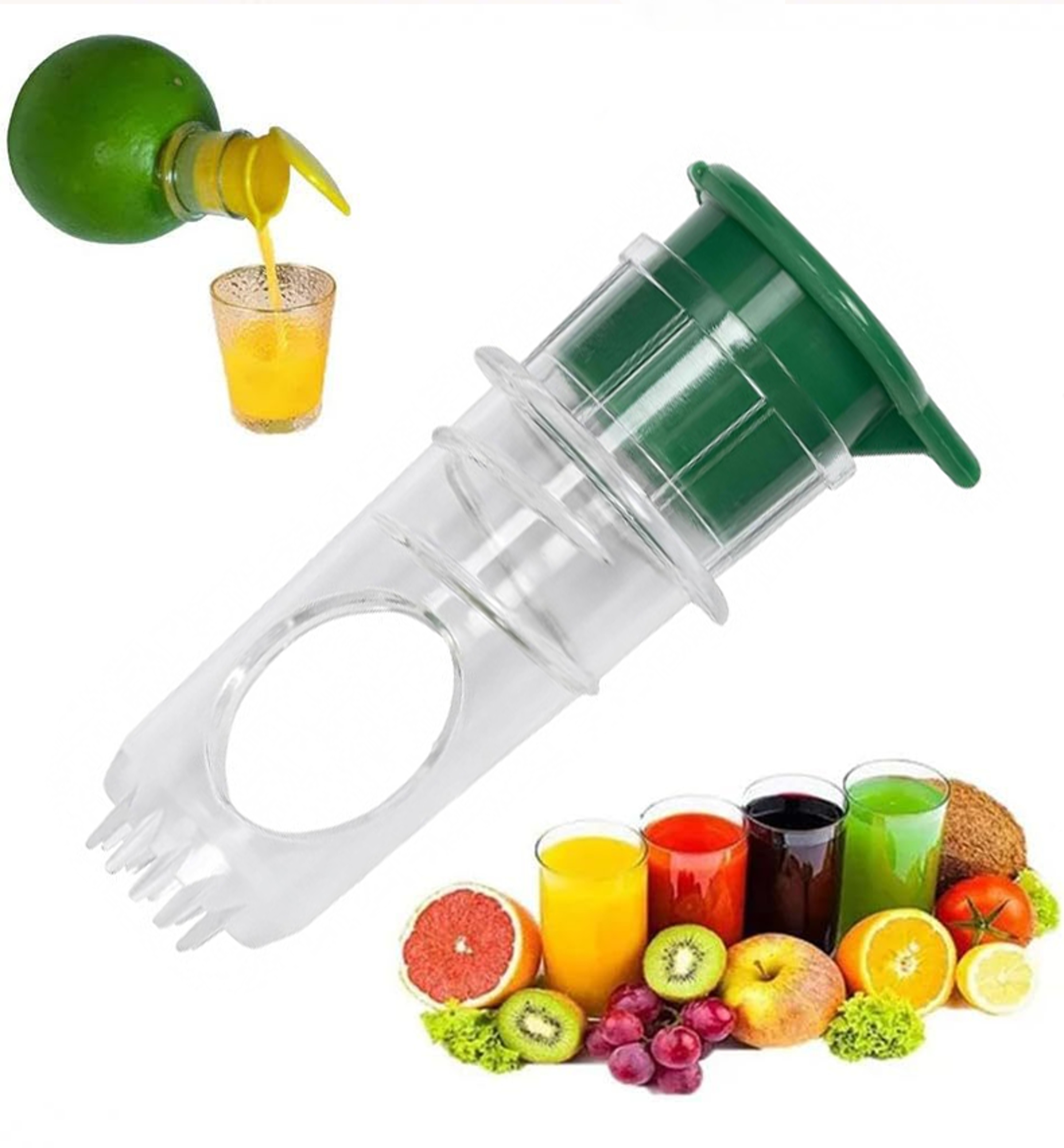 Manual Citrus Juicer Lemon Squeezer with Built In Filter Portable Orange Hand Juicer – view 8