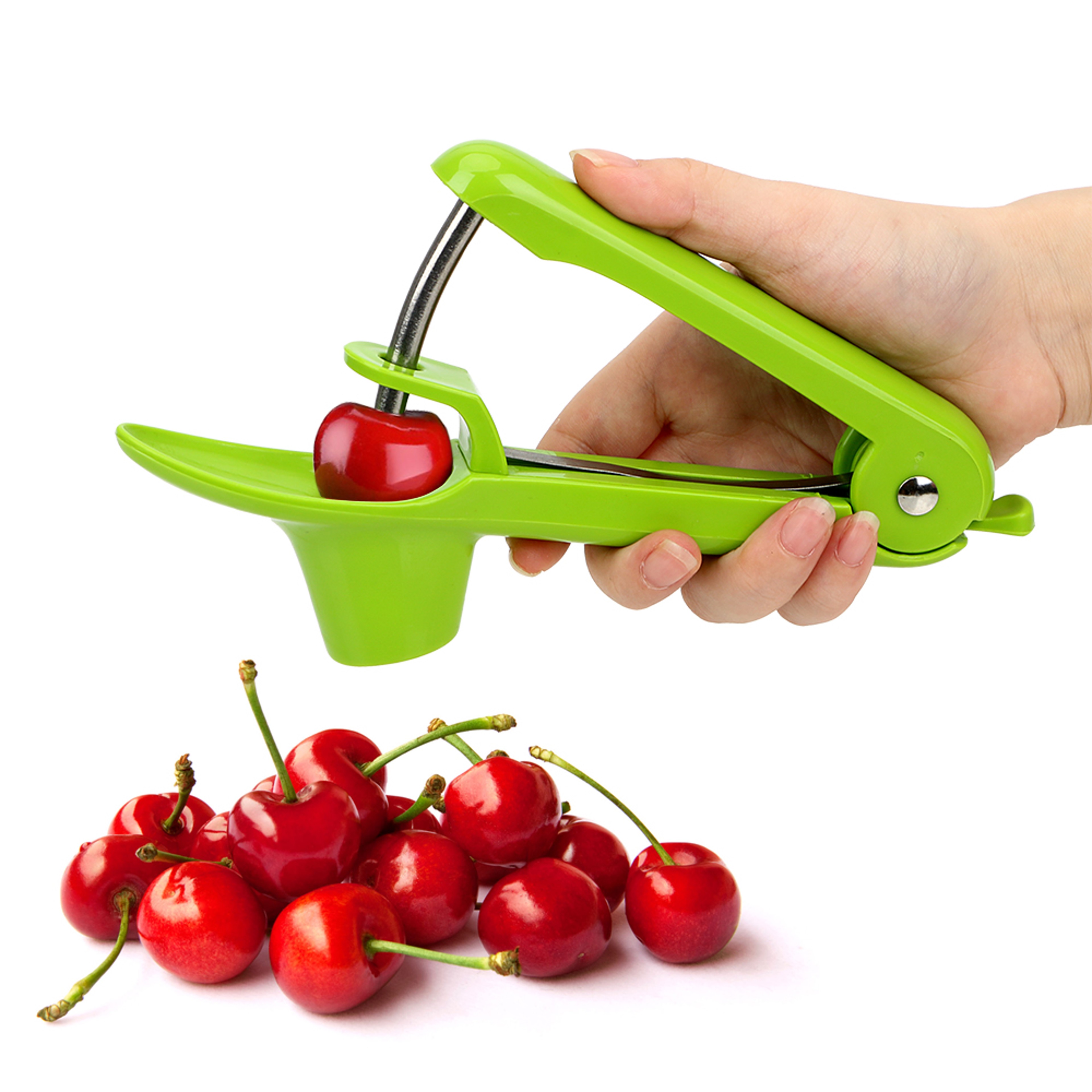 Stainless Steel Cherry Pitter & Olive Seed Remover Kitchen Tool – view 6