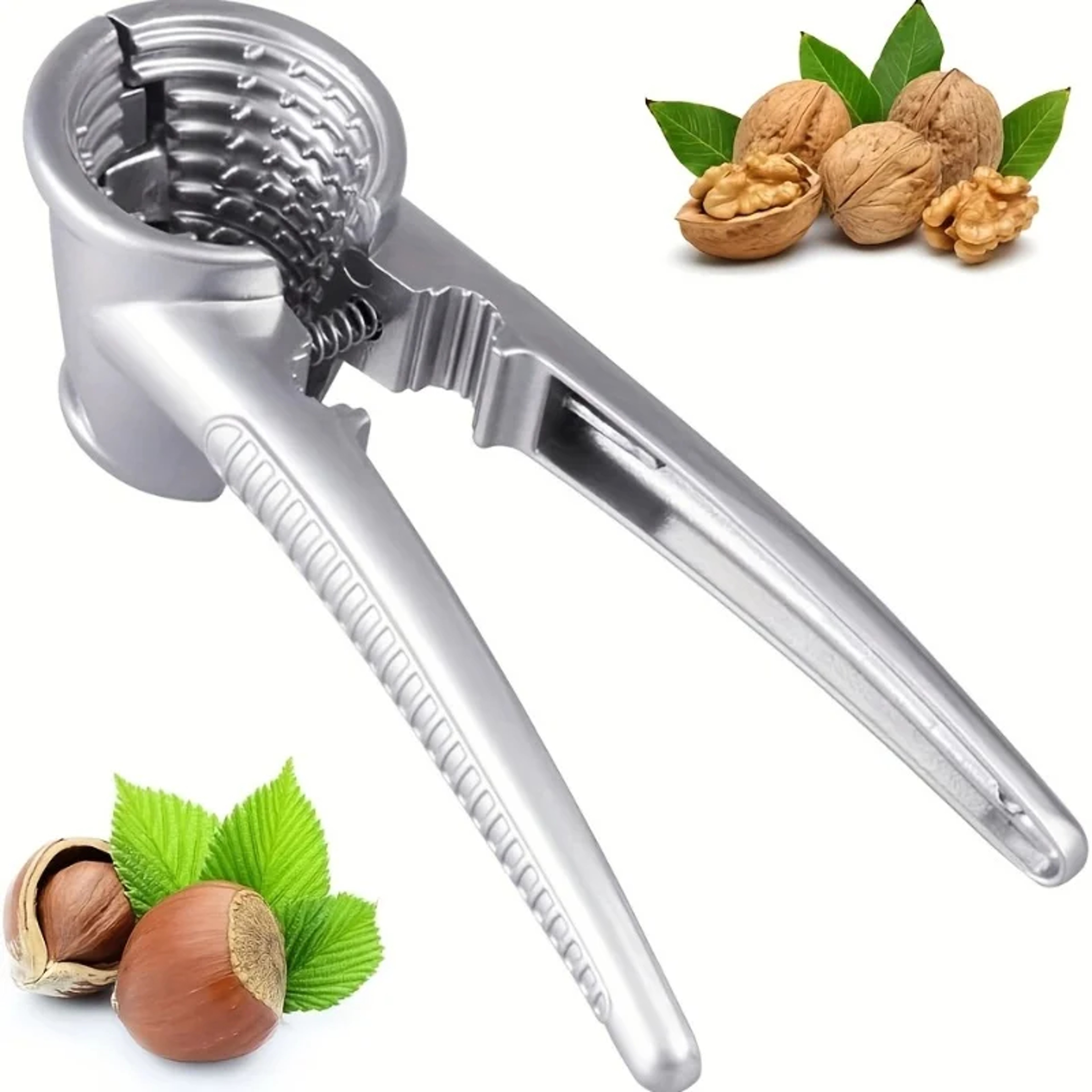 Stainless Steel Nutcracker Tool for Walnuts, Chestnuts & Hazelnuts – view 2