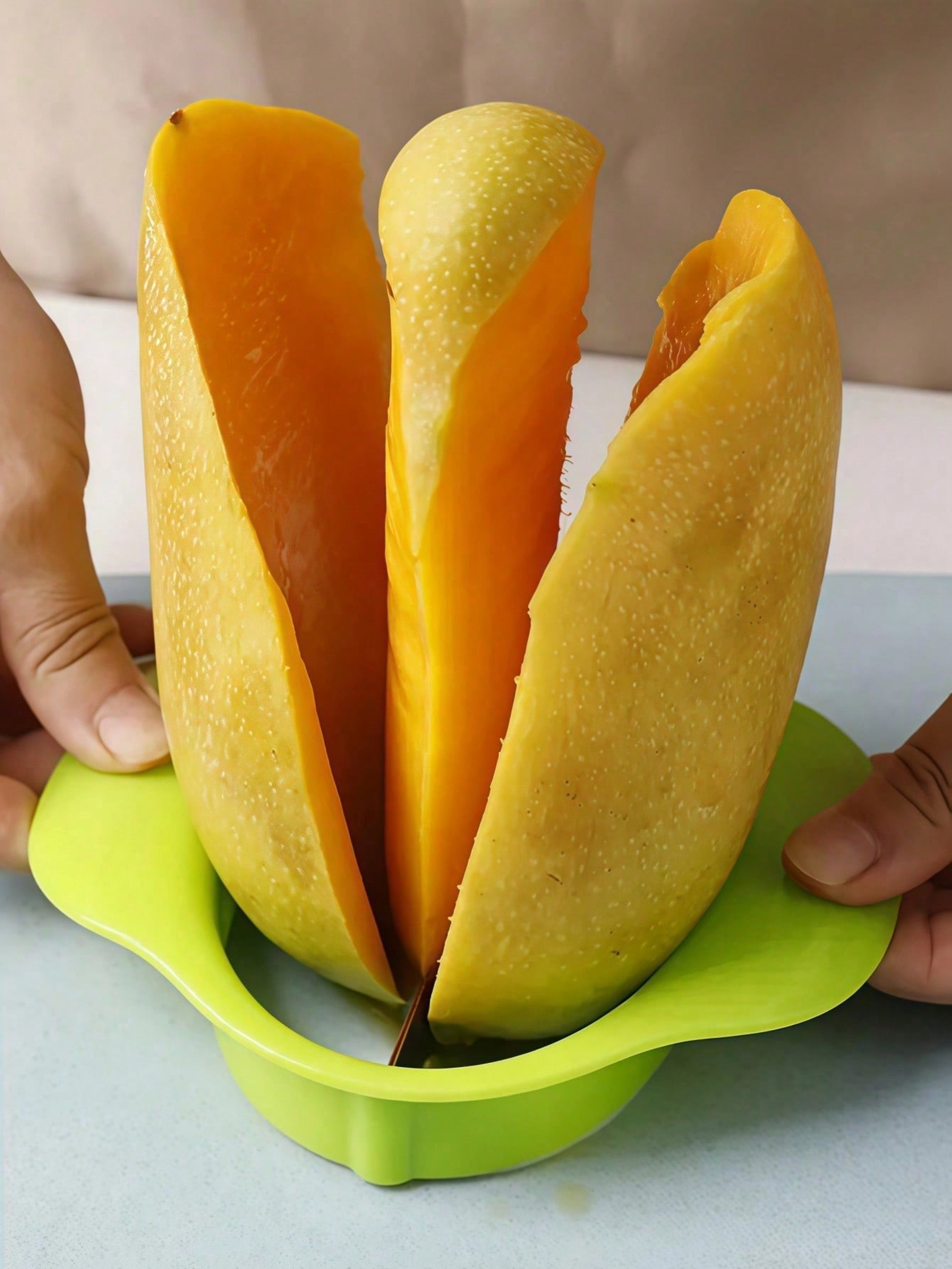 Premium Mango Peeler and Mango Slicer Stainless Steel Fruit Cutter Tool – view 3