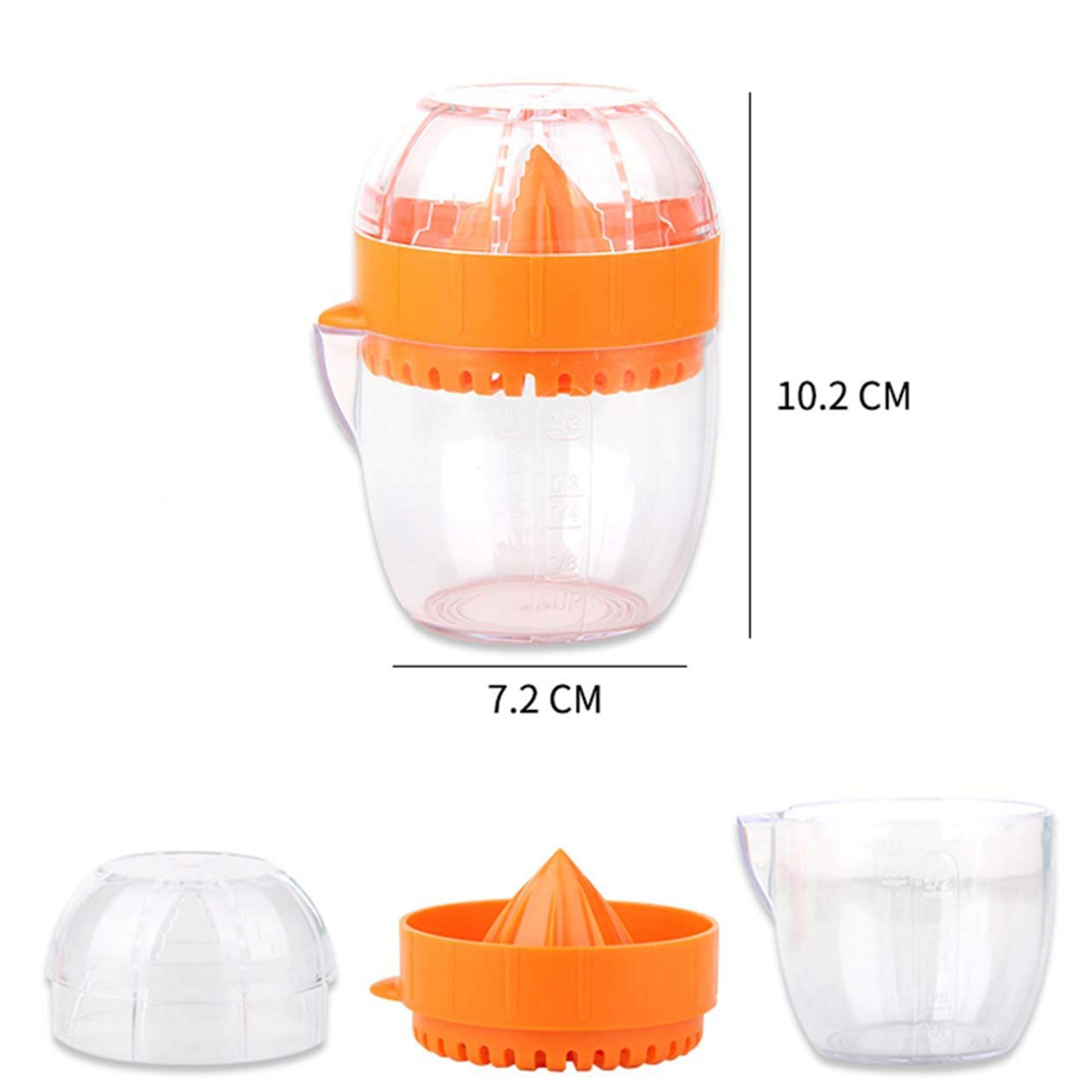 Fresh Flow Lemon Squeezer with Lid & Pour Spout Manual Citrus Juicer Cup – view 2