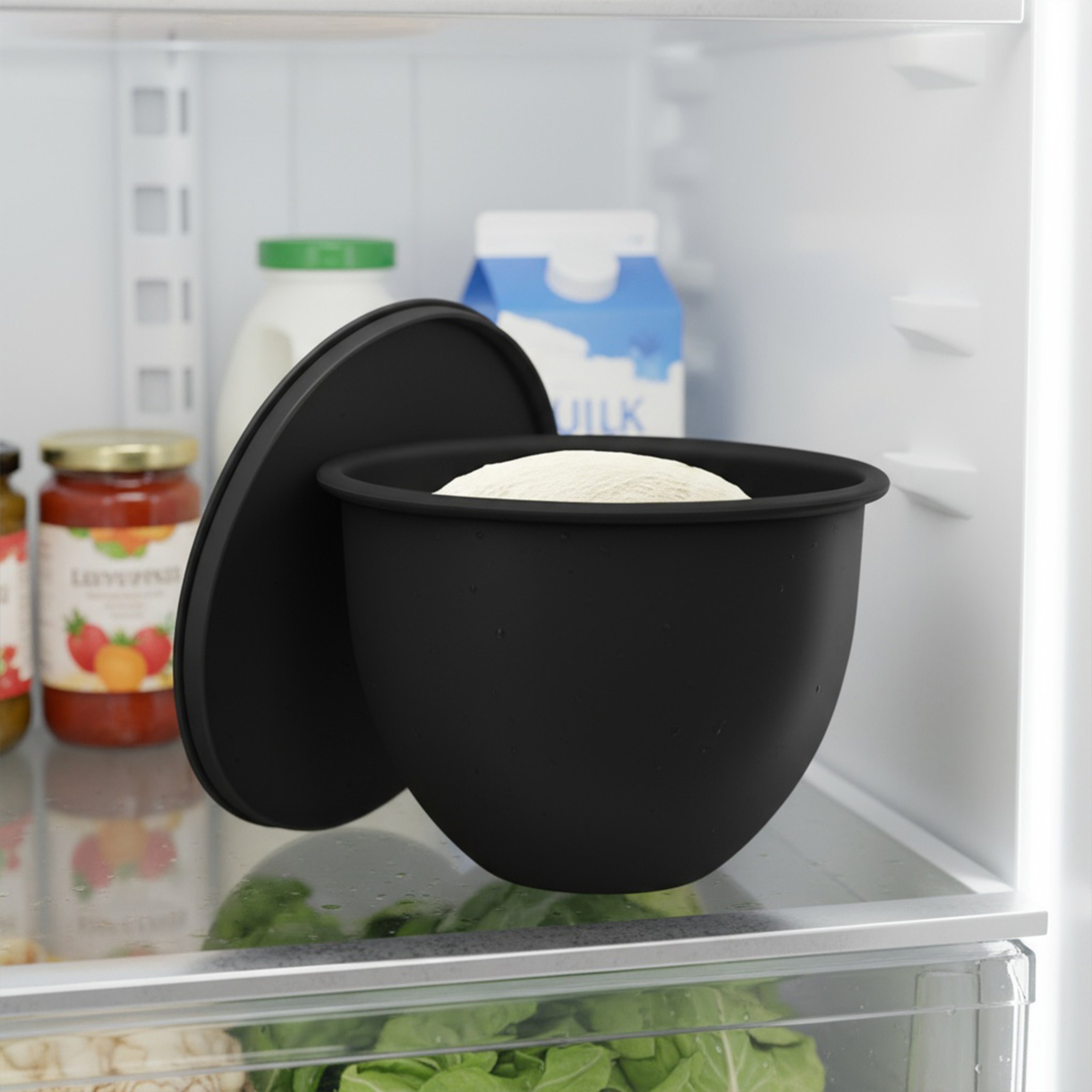 KitchenAid Mixer Bowl Liner with Lid Reusable Silicone 5 Qt Mixer Accessories – view 4