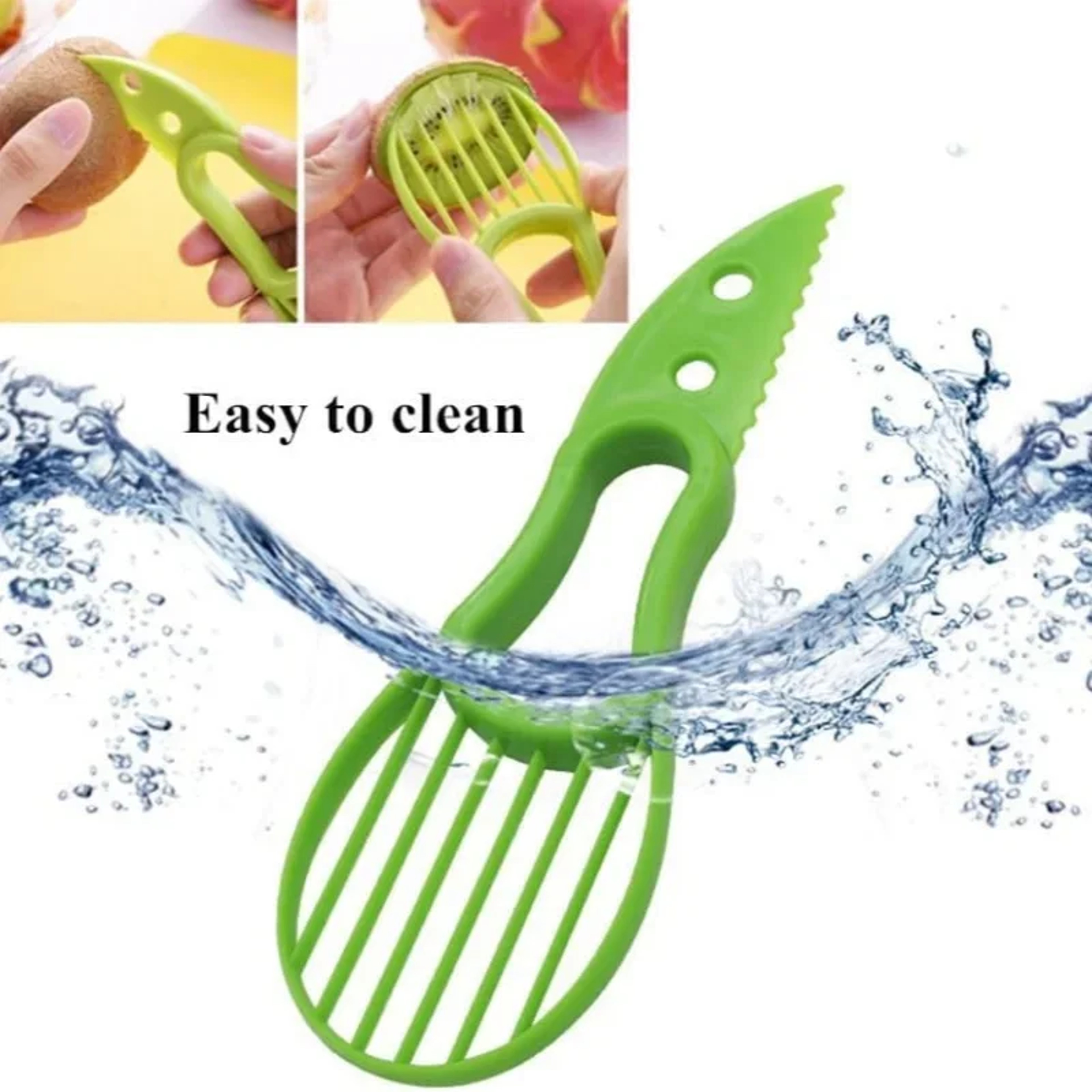 Avocado Slicer Multifunction Avocado Cutter Kitchen Gadget for Easy Prep – view 3