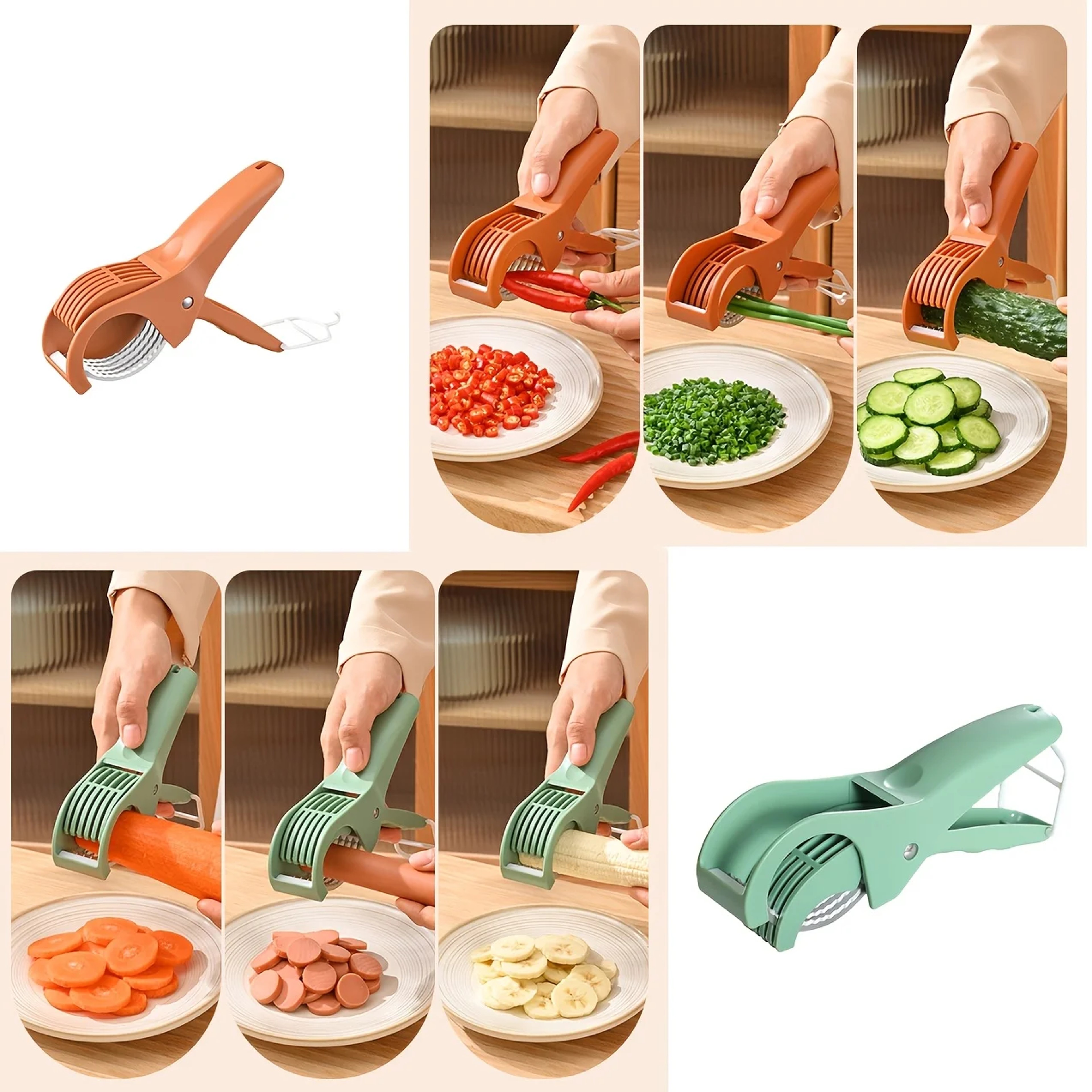 Adjustable Vegetable Slicer Mandoline Kitchen Food Cutter for Fruits & Vegetables – view 5