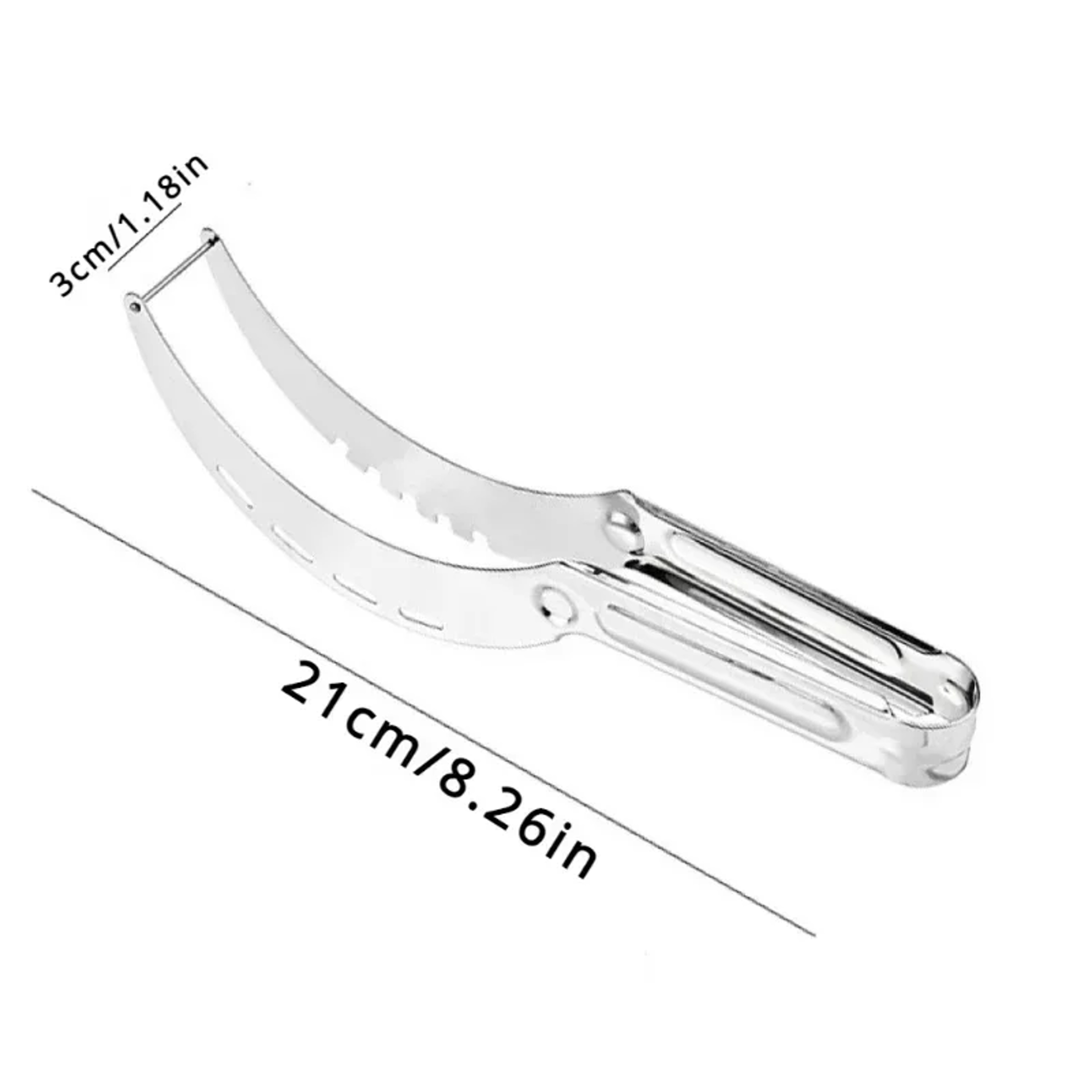 Watermelon Cutter Stainless Steel Fruit Slicer  Serving Fork 5