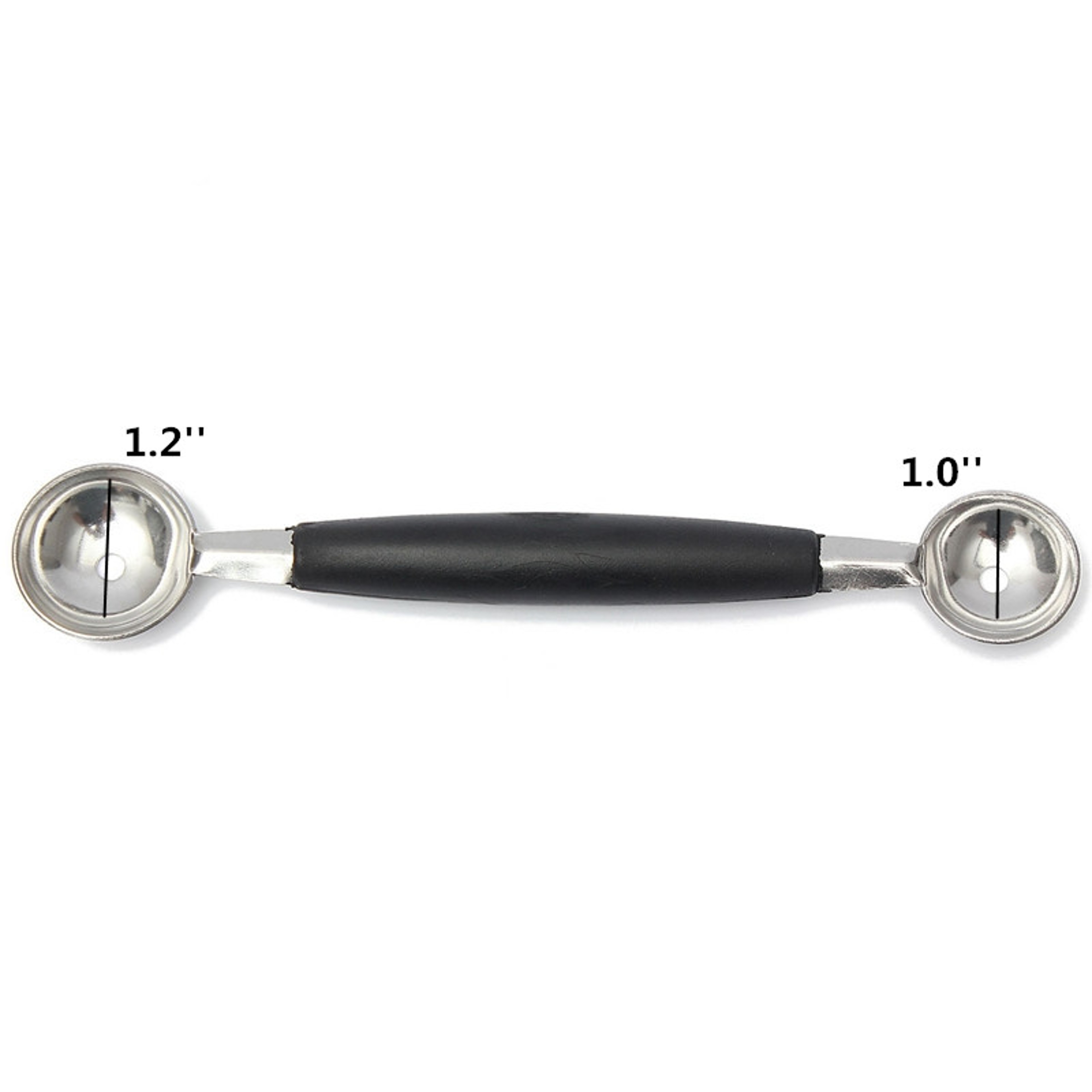 Dual Head Ice Cream Scoop  Melon Baller Stainless Steel Fruit Scooper Kitchen Tool 2