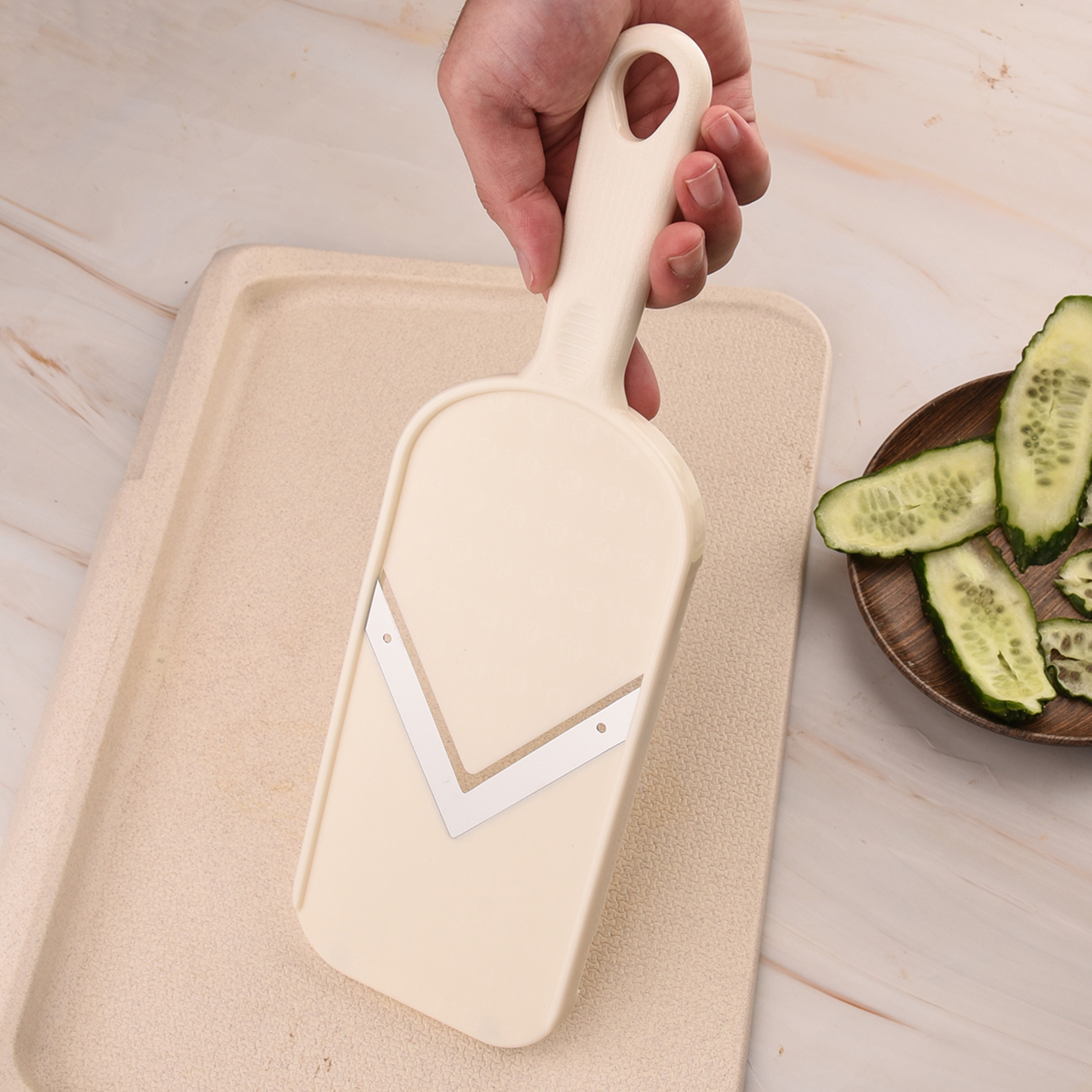 Multifunction Vegetable Slicer & Mandoline Kitchen Vegetable Cutter for Fast Salad Prep – view 4