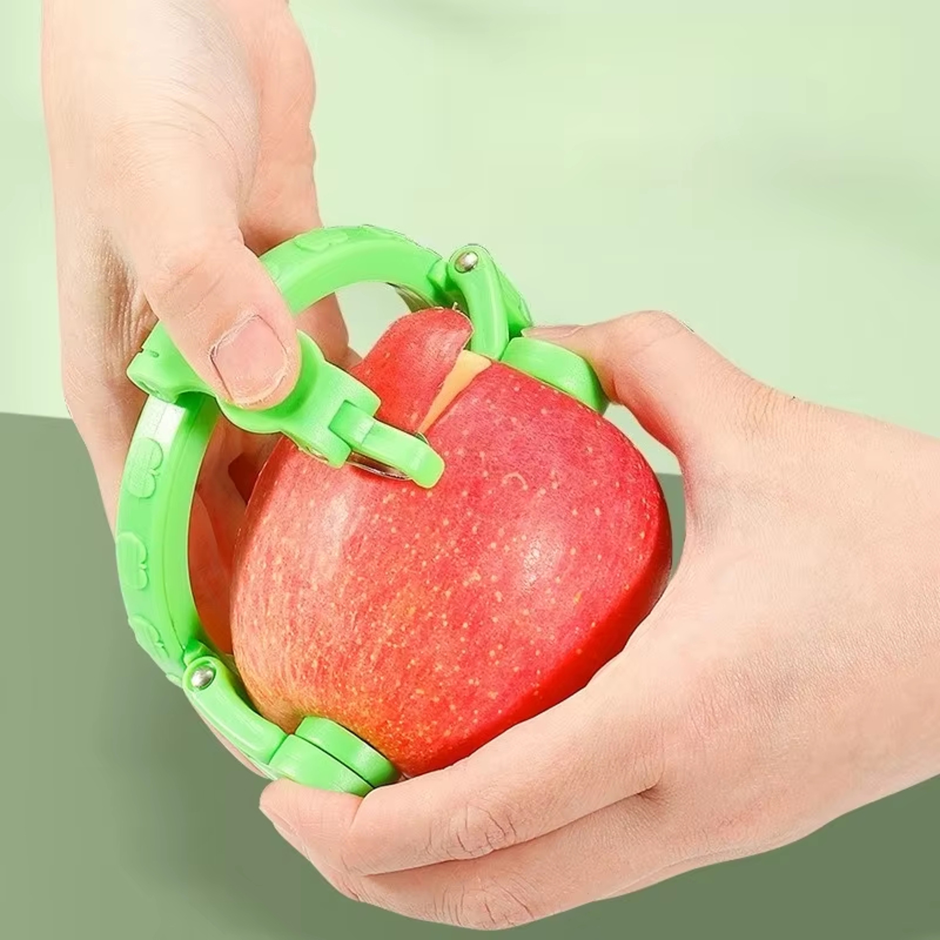Rotating Apple Peeler Handheld Fruit Peeler Kitchen Gadget for Apples, Pears & Vegetables – view 1