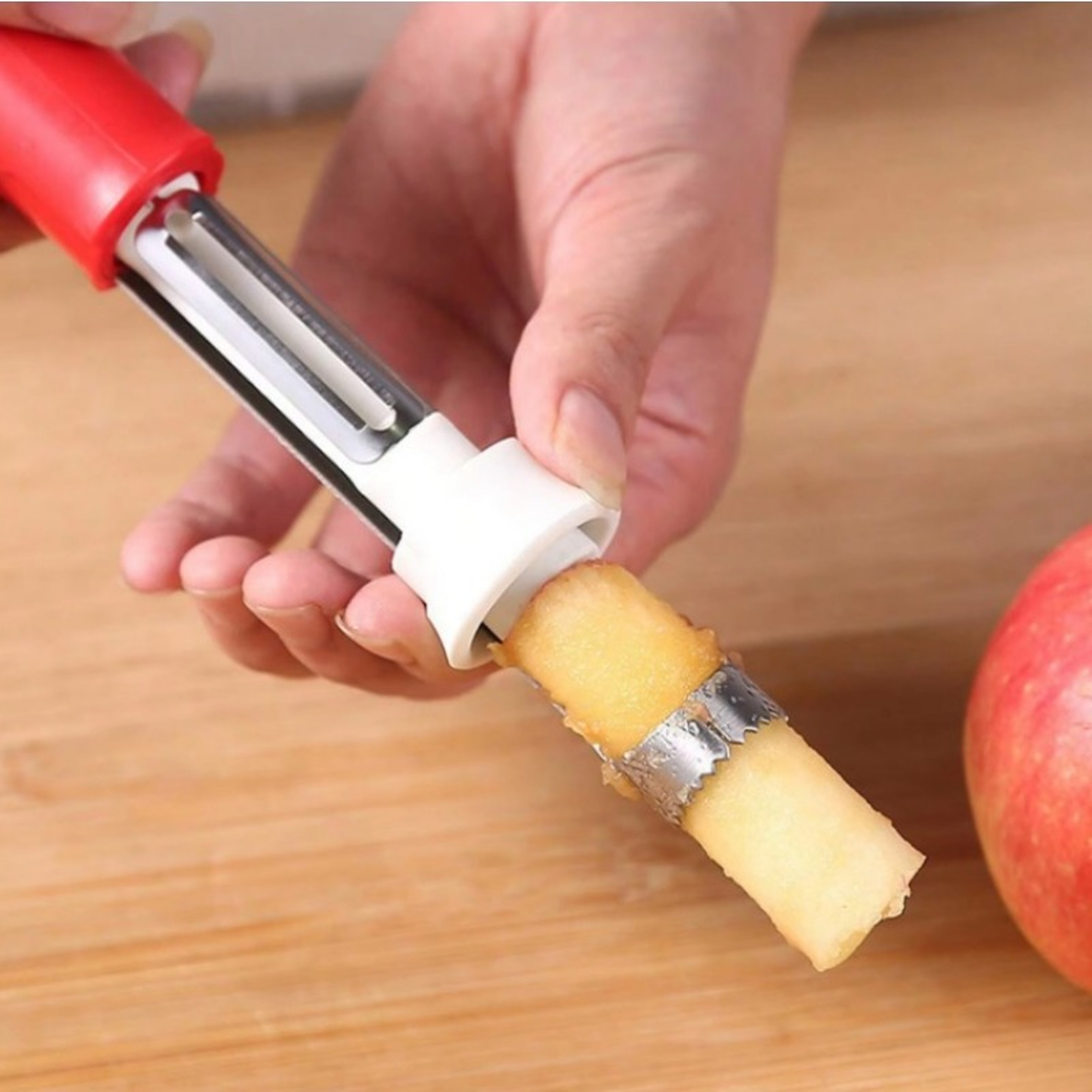 Stainless Steel Apple Corer Fruit Seed Remover Tool For Apples Pears  Vegetables 5
