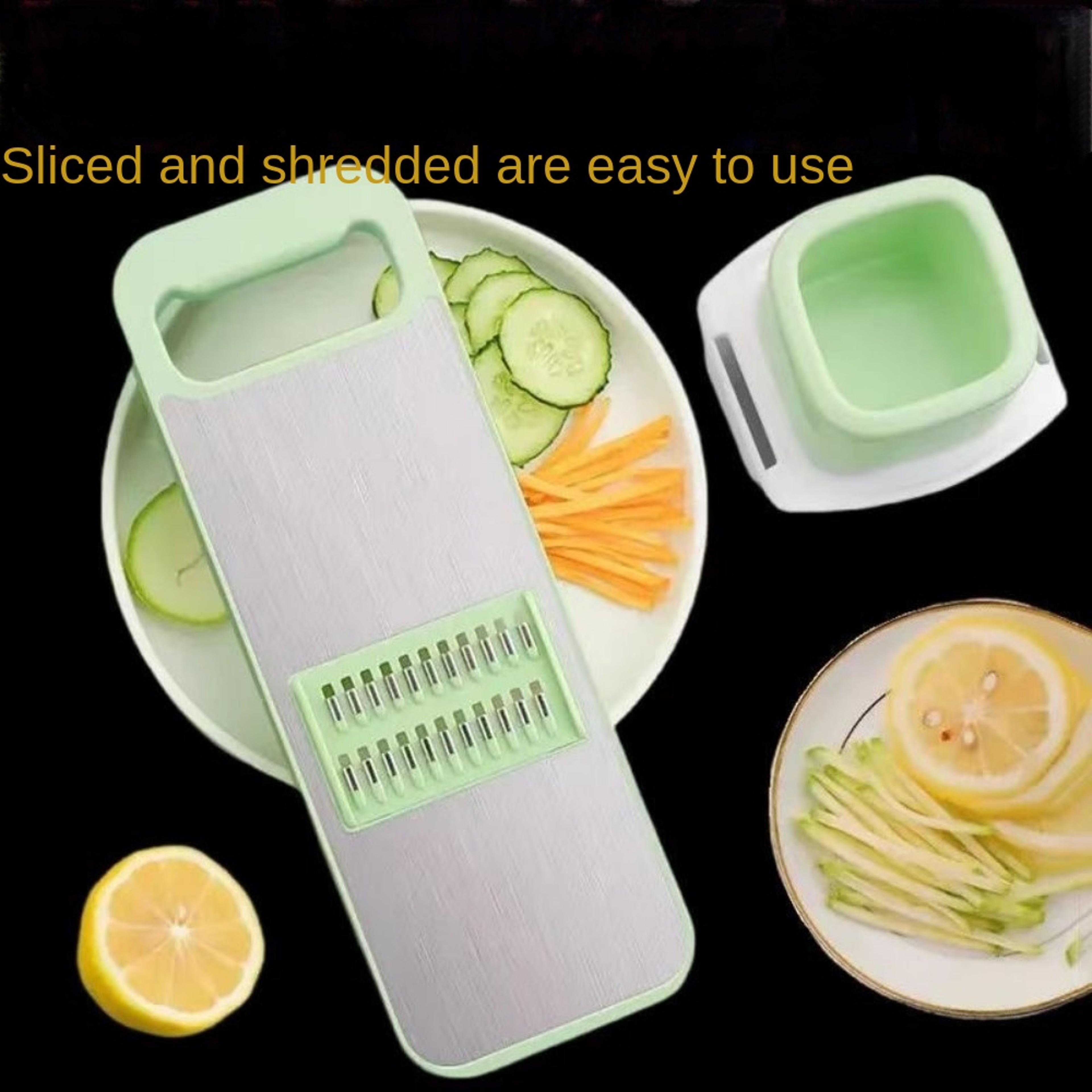 Multifunction Vegetable Grater Stainless Steel Kitchen Grater for Carrots, Potatoes & More – view 6