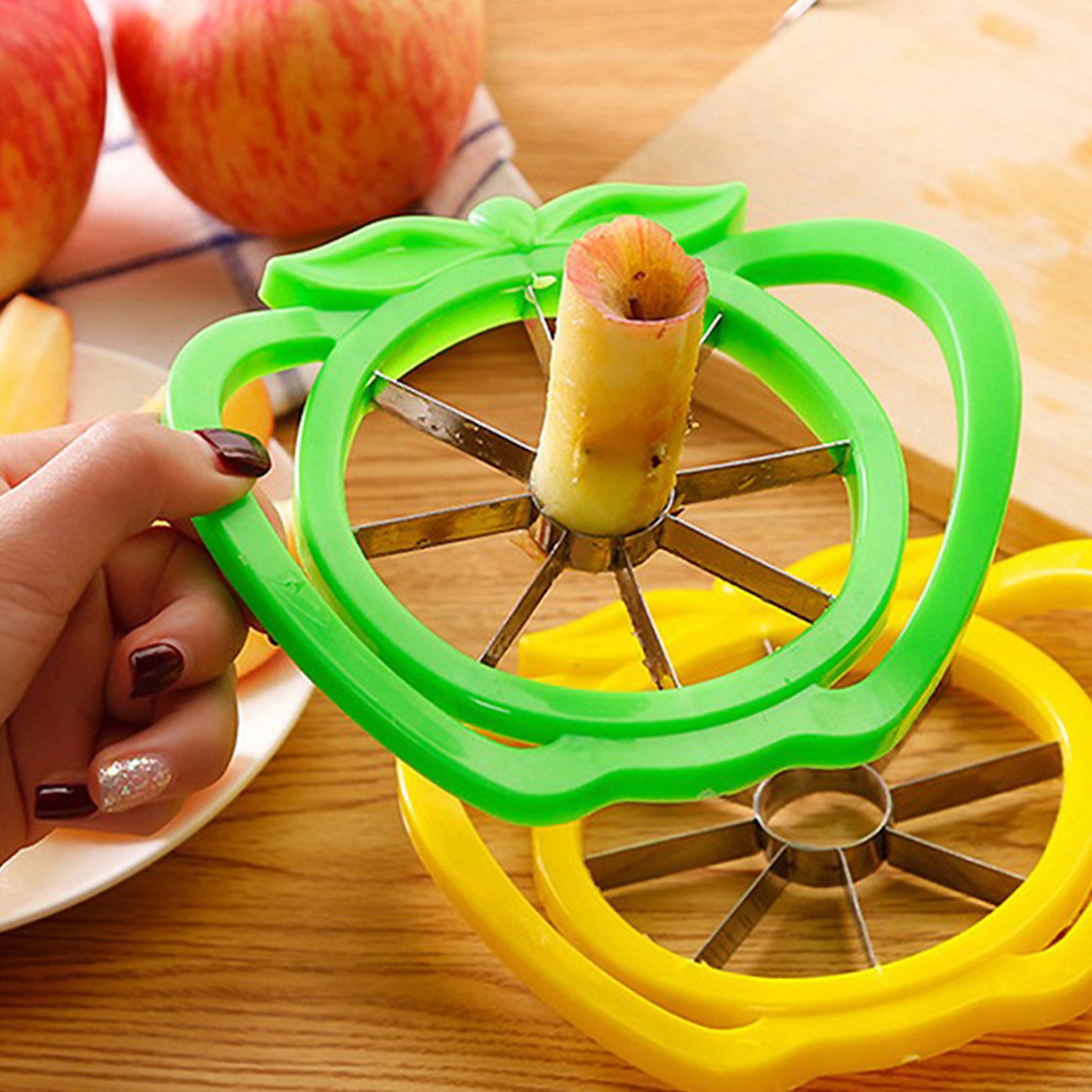 MultiFunction Apple Slicer  Apple Corer Fruit Cutter Kitchen Tool 1