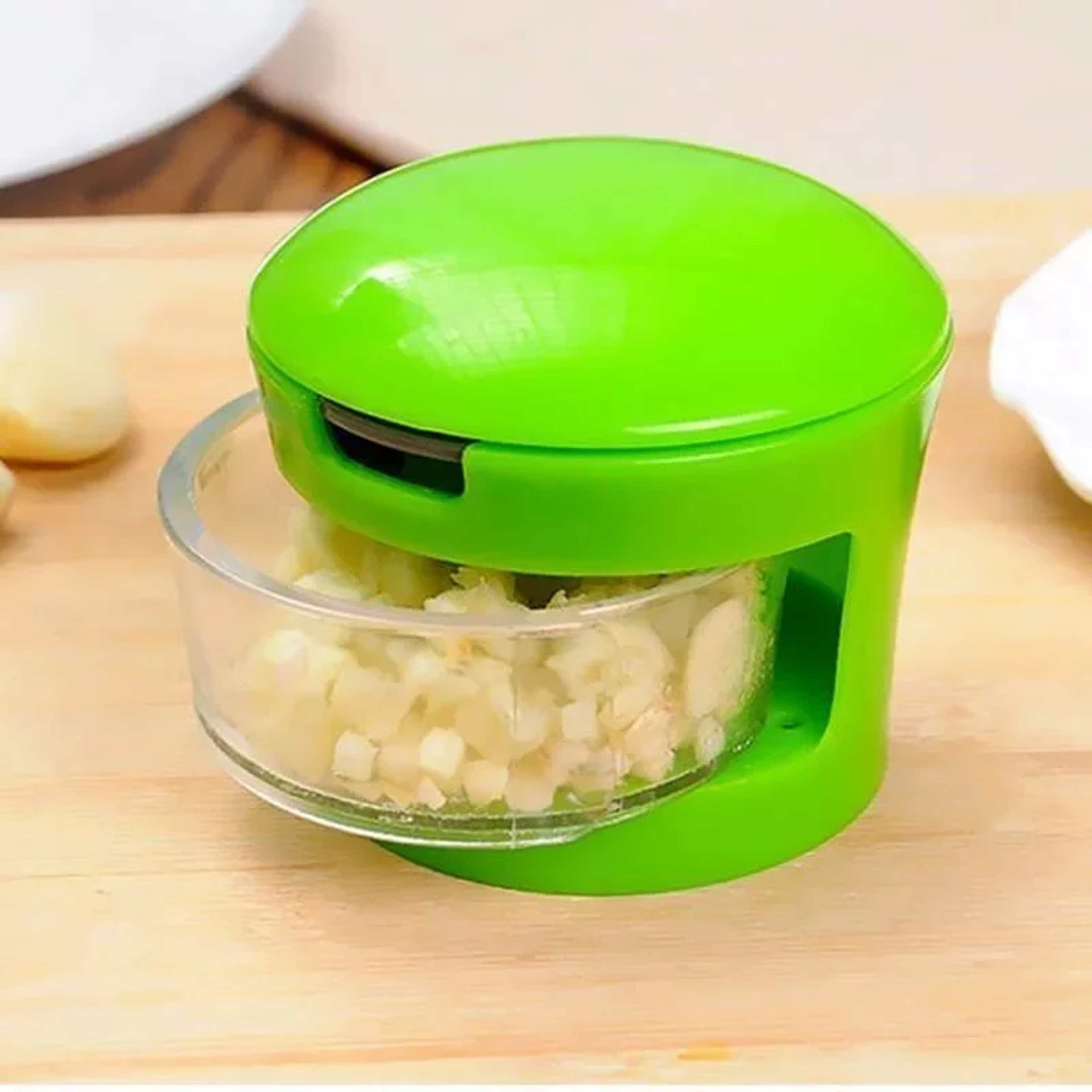 Stainless Steel Garlic Press Manual Garlic Mincer Kitchen Crusher Tool – view 3