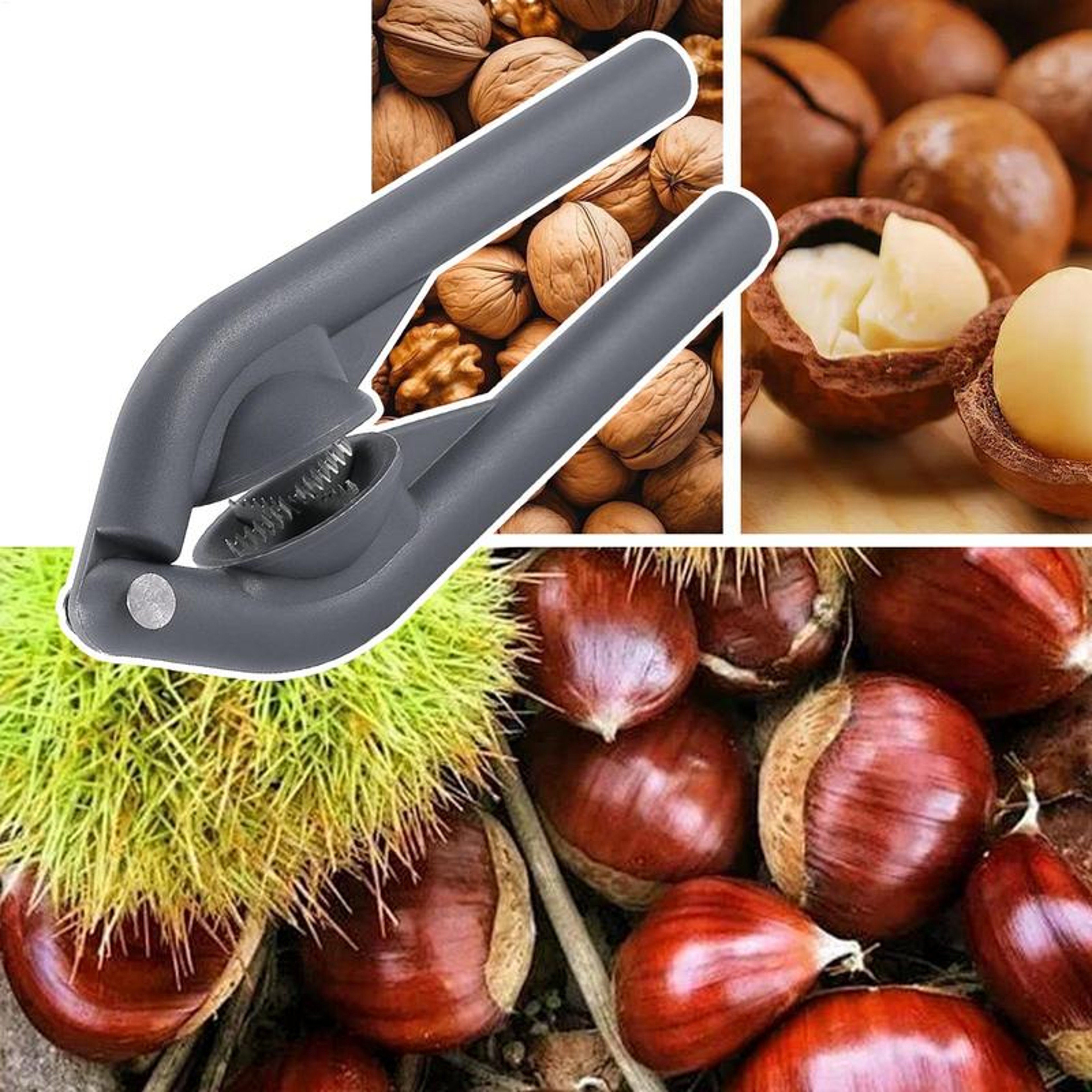 Premium Nut Cracker & Chestnut Opener Multifunctional Walnut Sheller Kitchen Tool – view 5